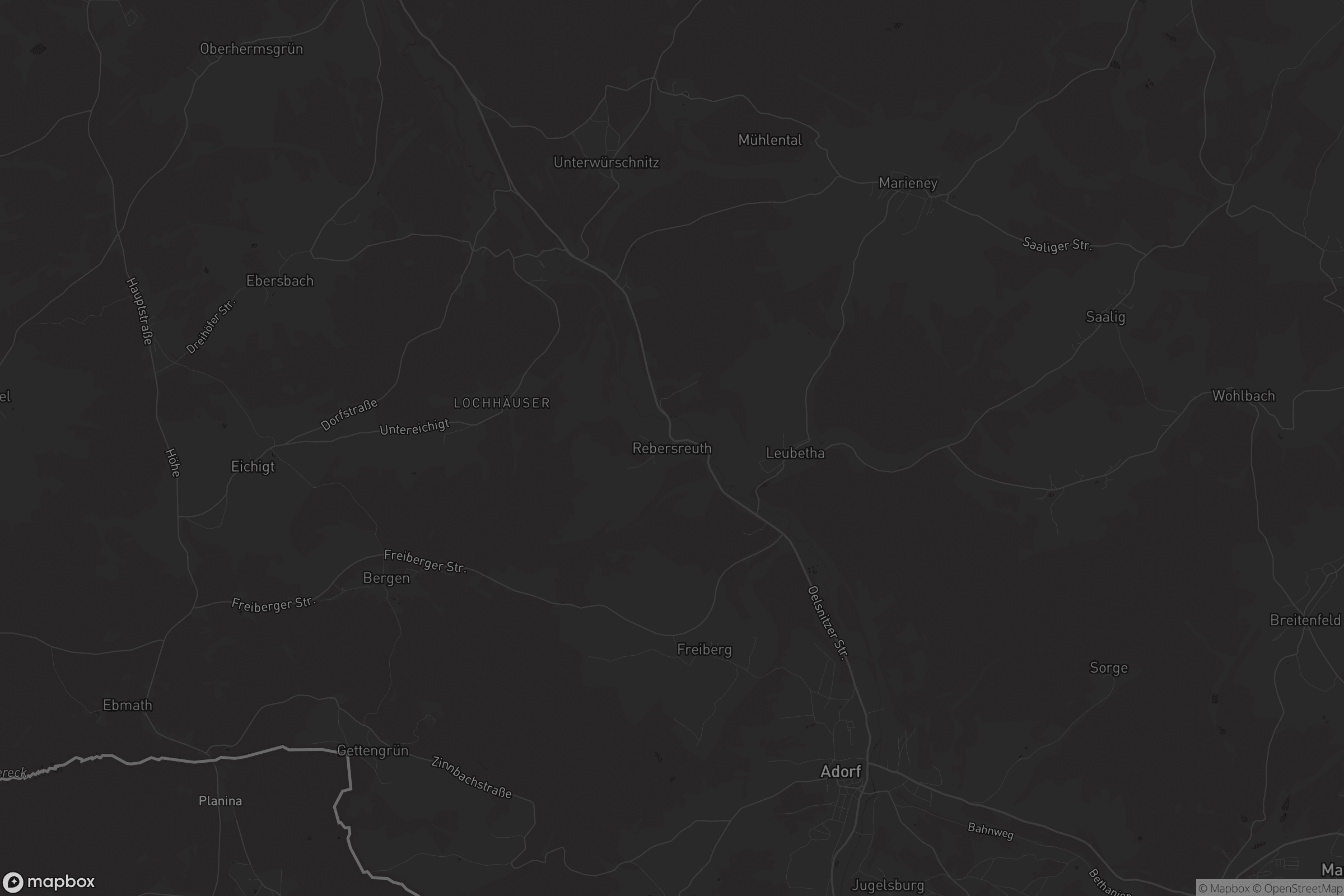 Karte von Rebersreuth