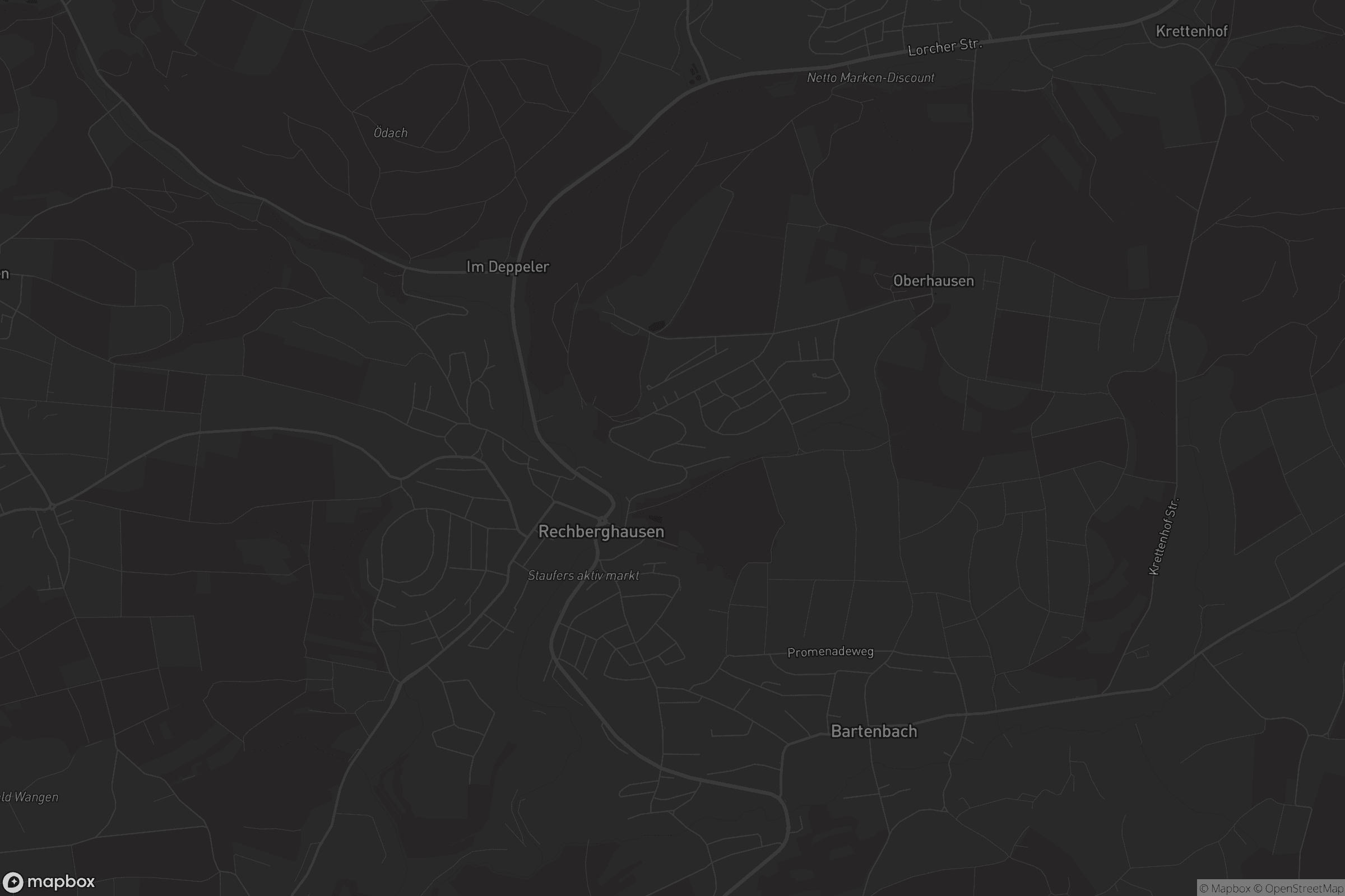 Karte von Rechberghausen