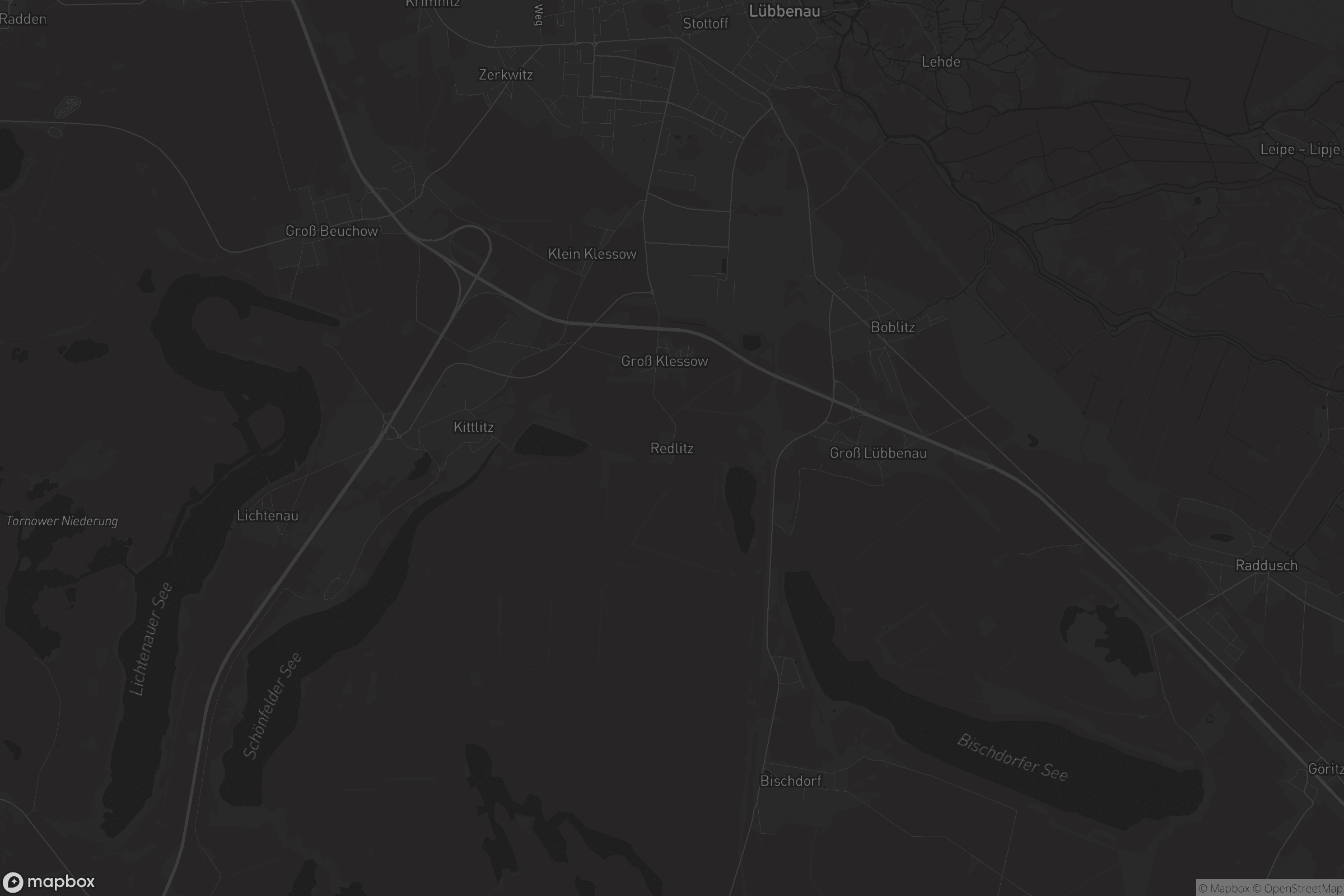 Karte von Redlitz - Rědłojce