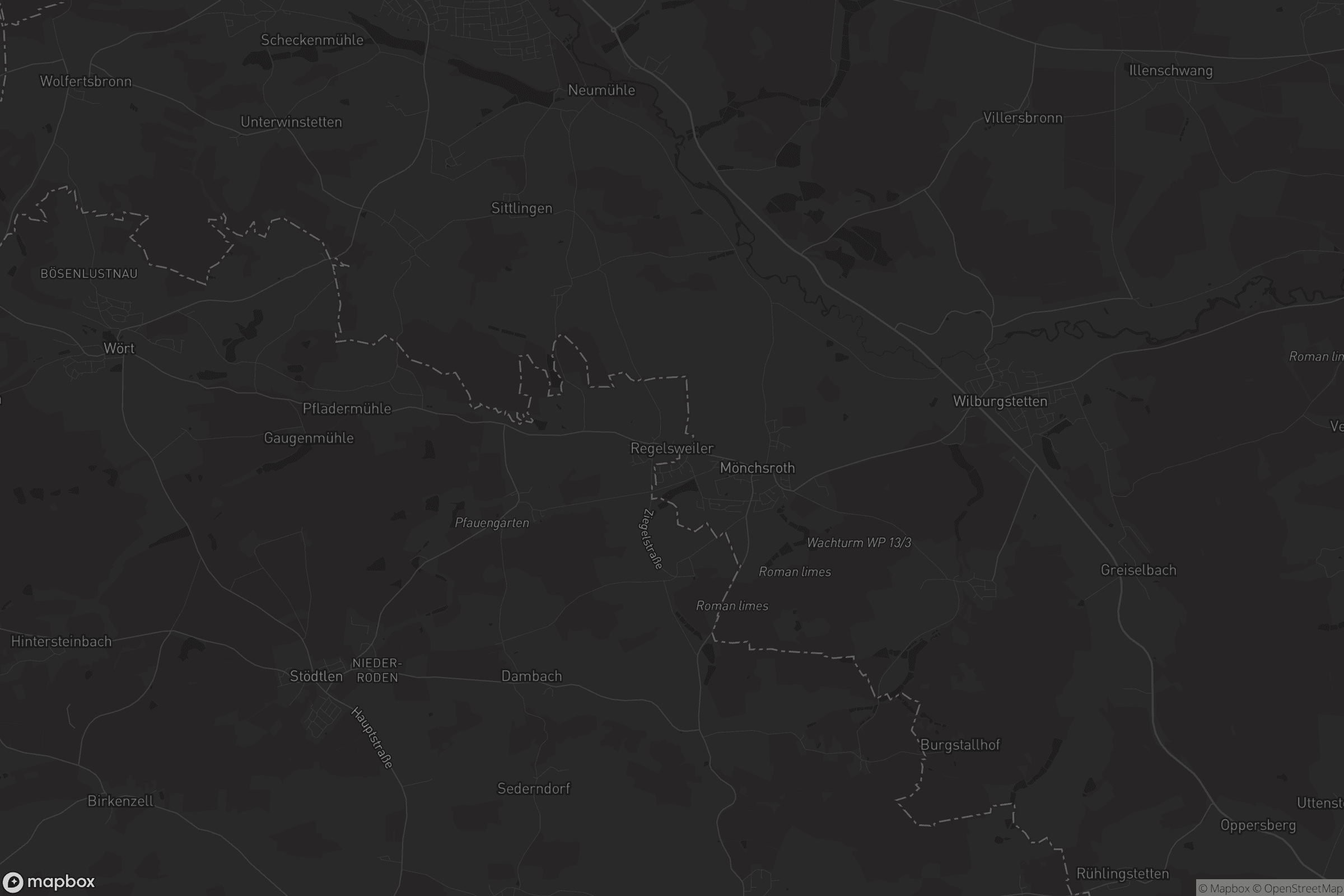 Karte von Regelsweiler