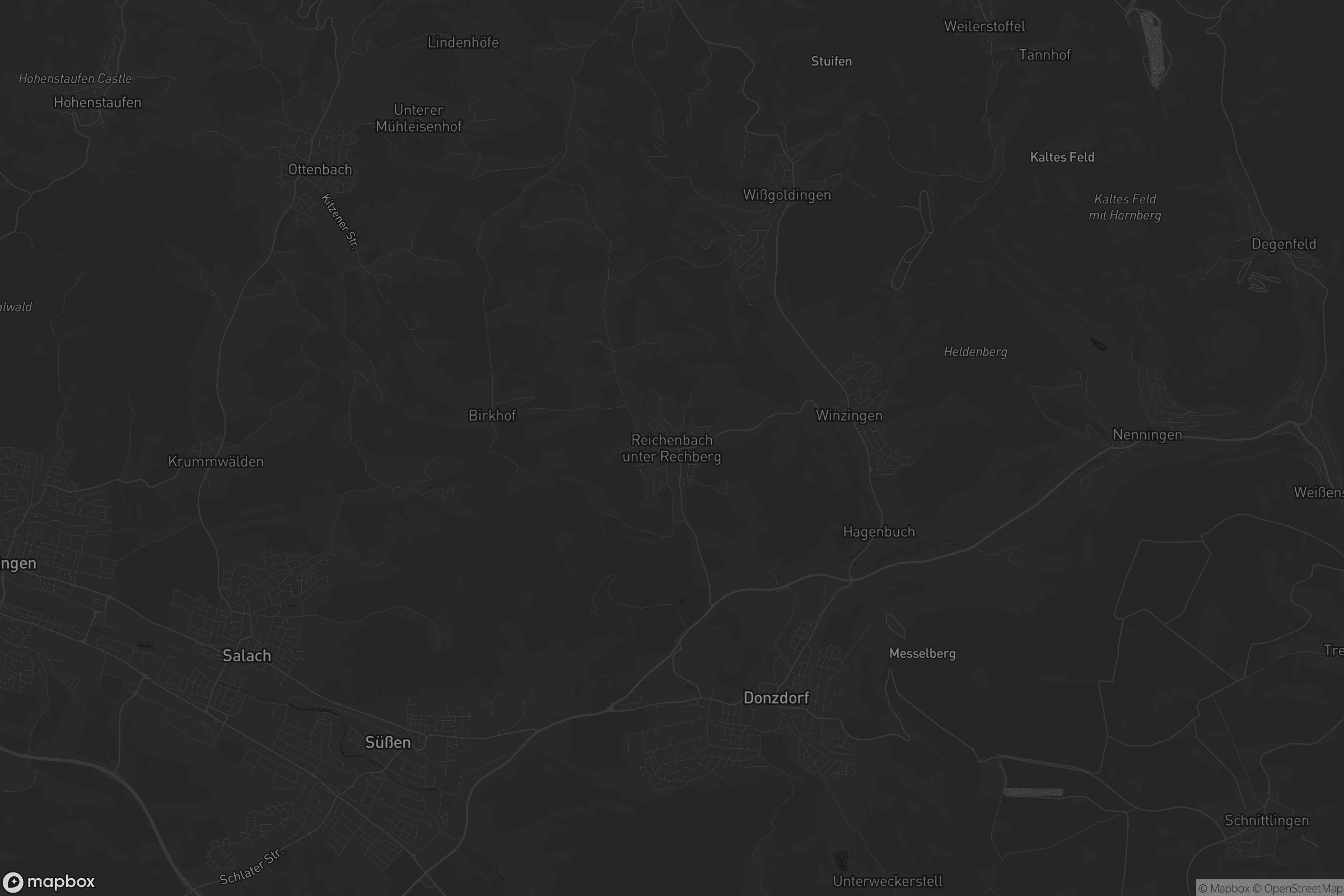 Karte von Reichenbach unter Rechberg