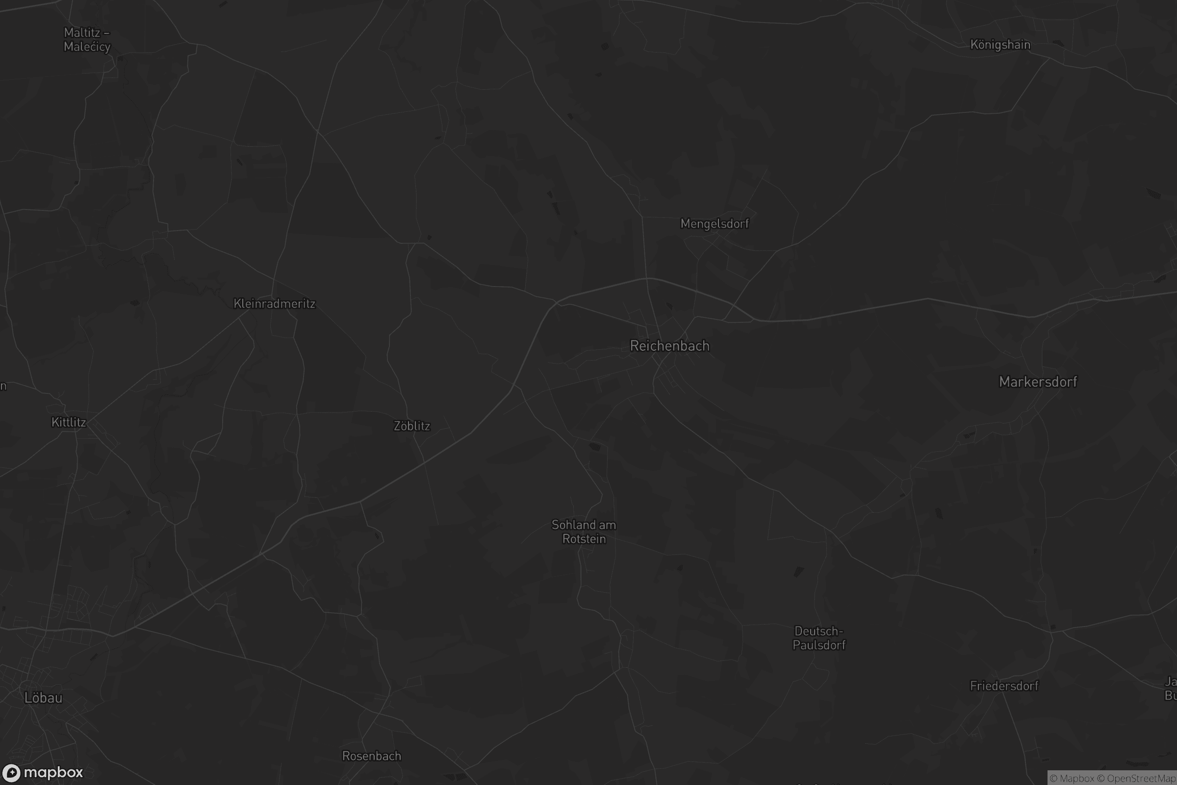 Karte von Reichenbach/Oberlausitz