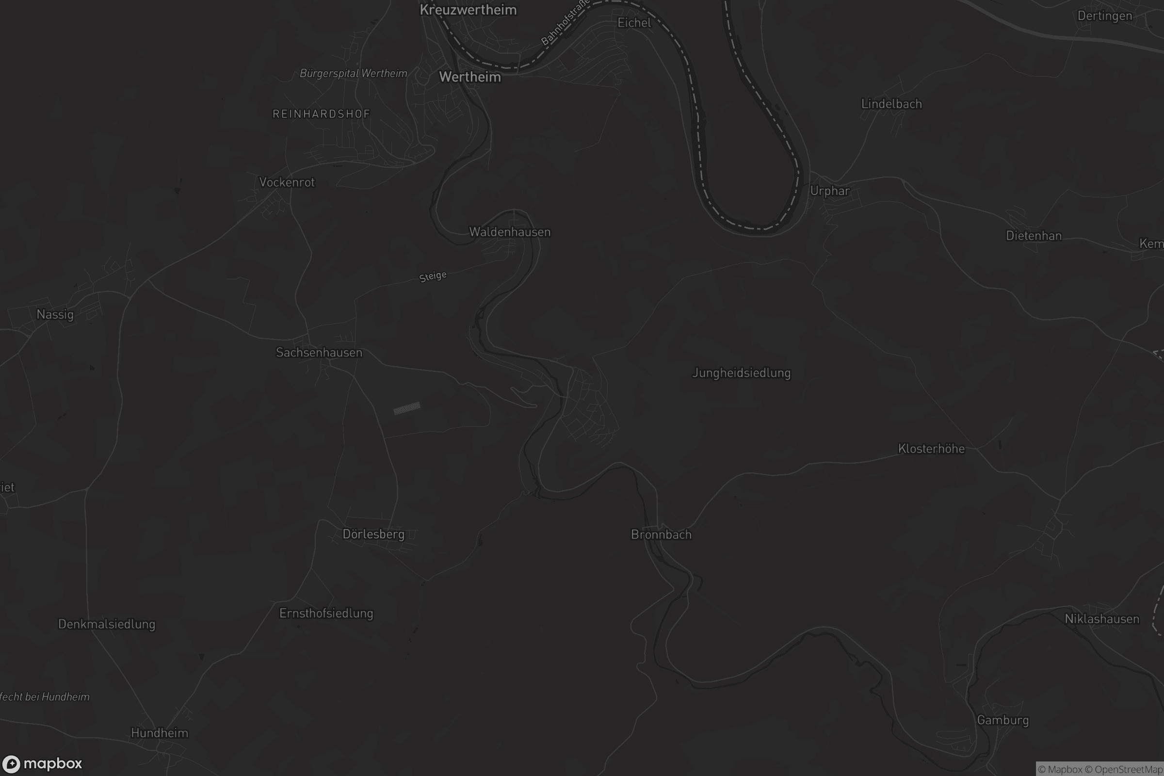 Karte von Reicholzheim