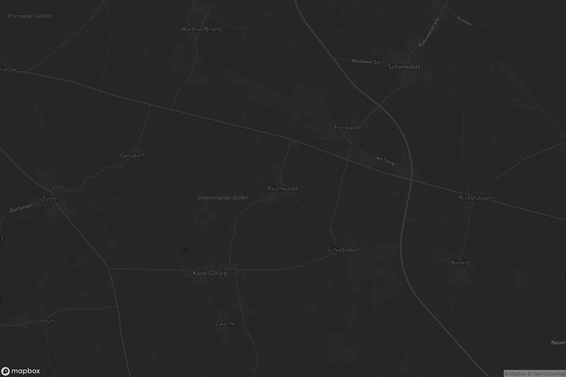 Karte von Reichwalde