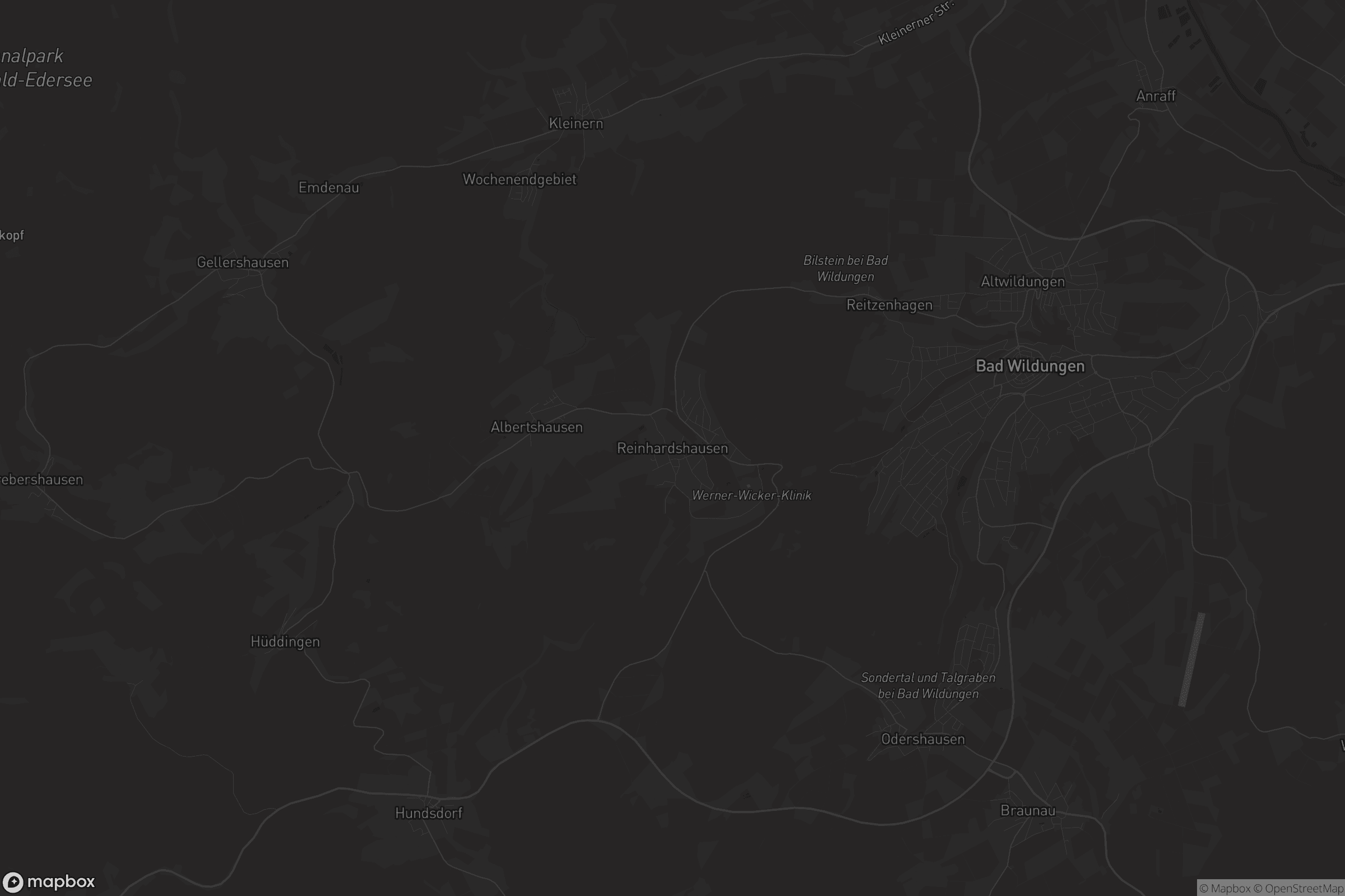 Karte von Reinhardshausen