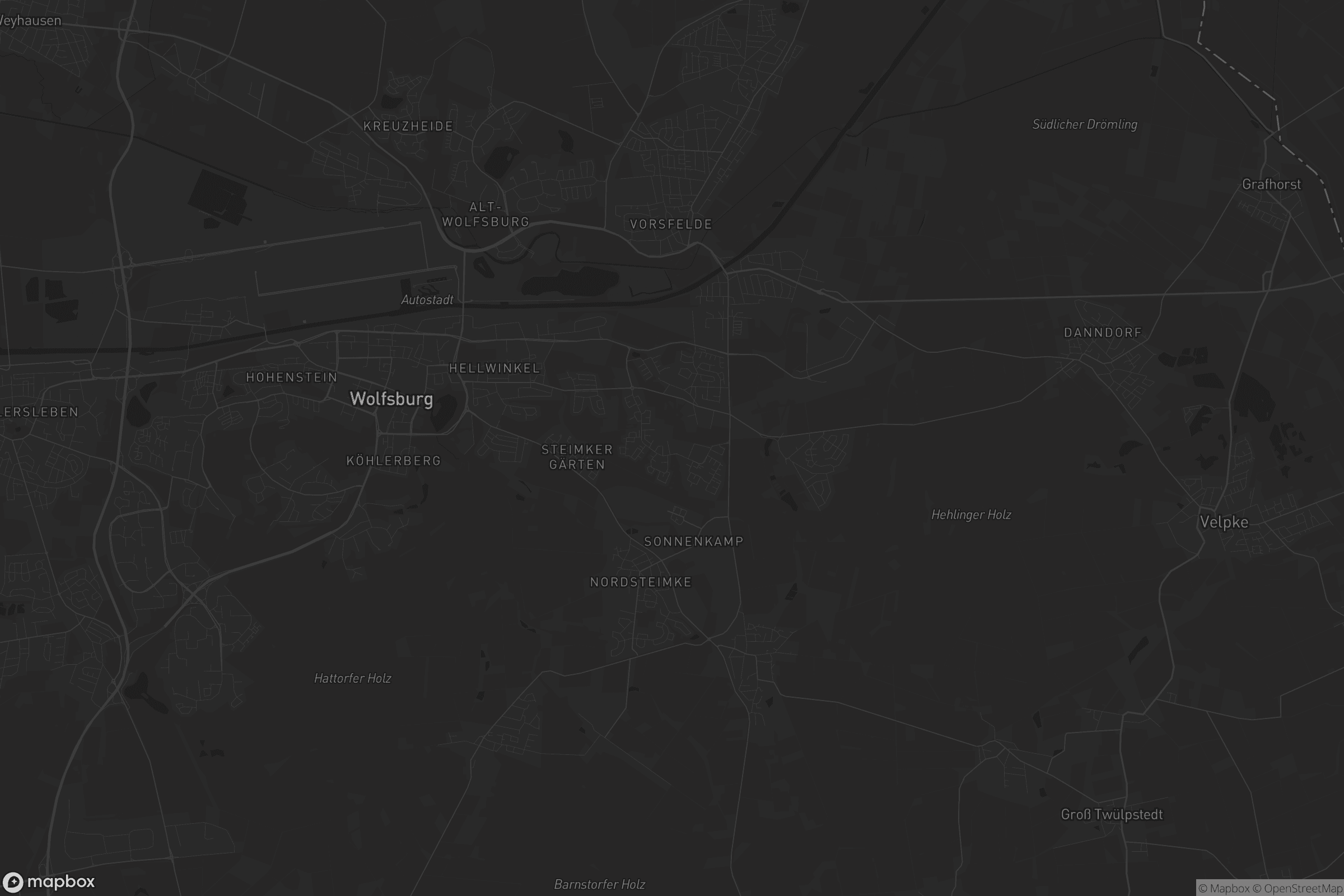 Karte von Reislingen Süd-West