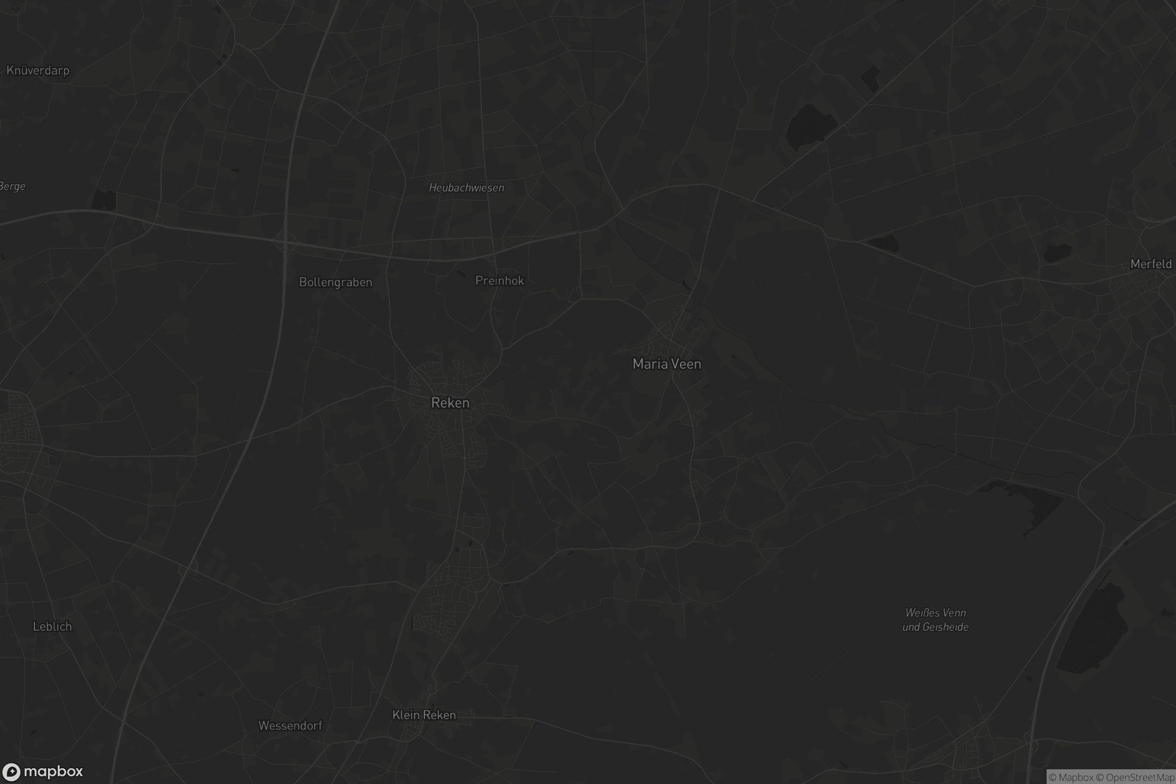 Karte von Reken
