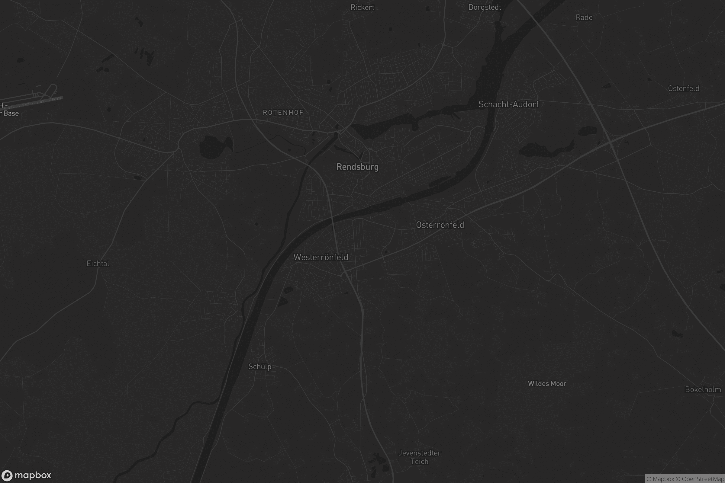 Karte von Rendsburg-Süd