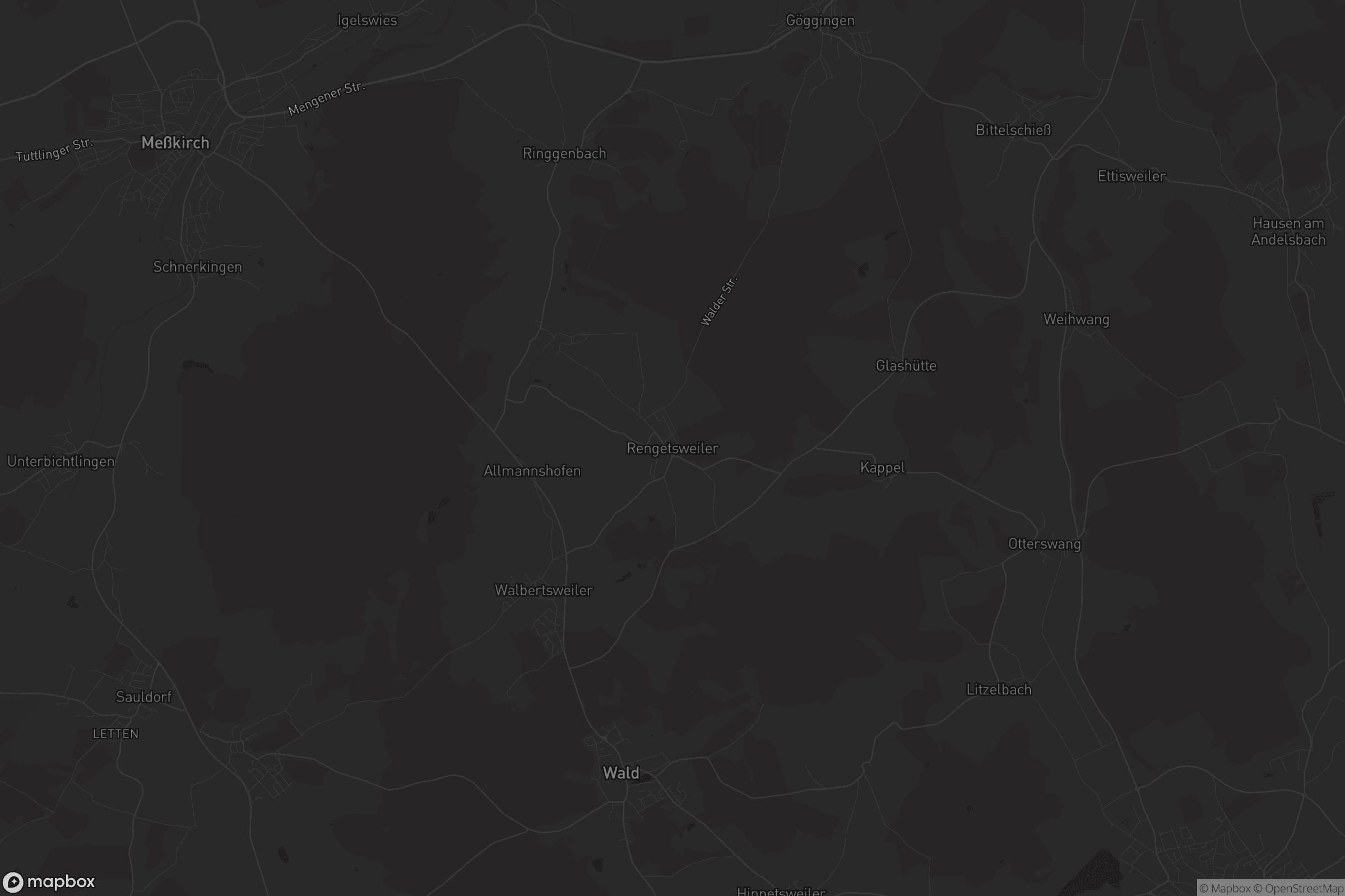 Karte von Rengetsweiler