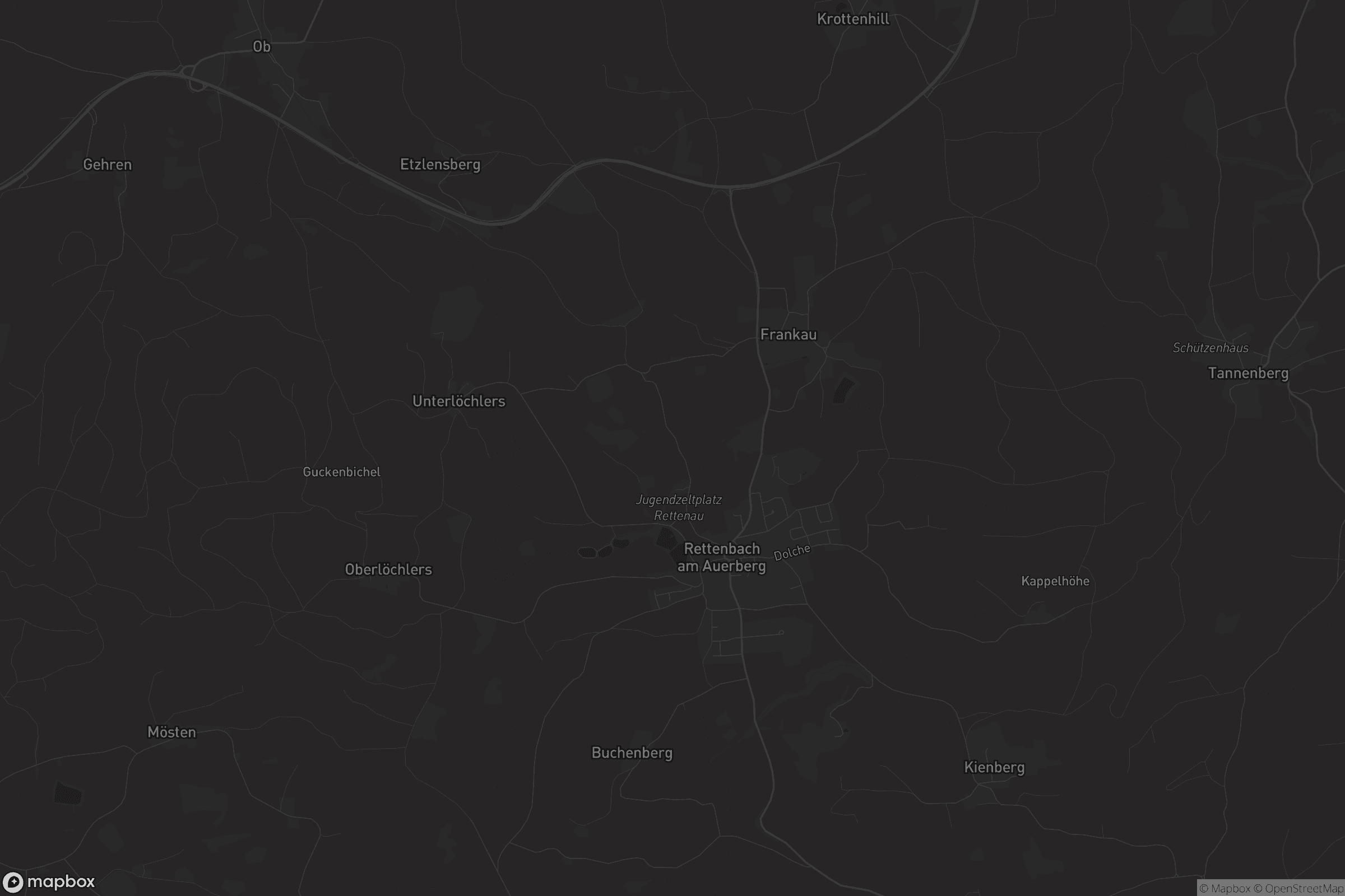 Karte von Rettenbach am Auerberg