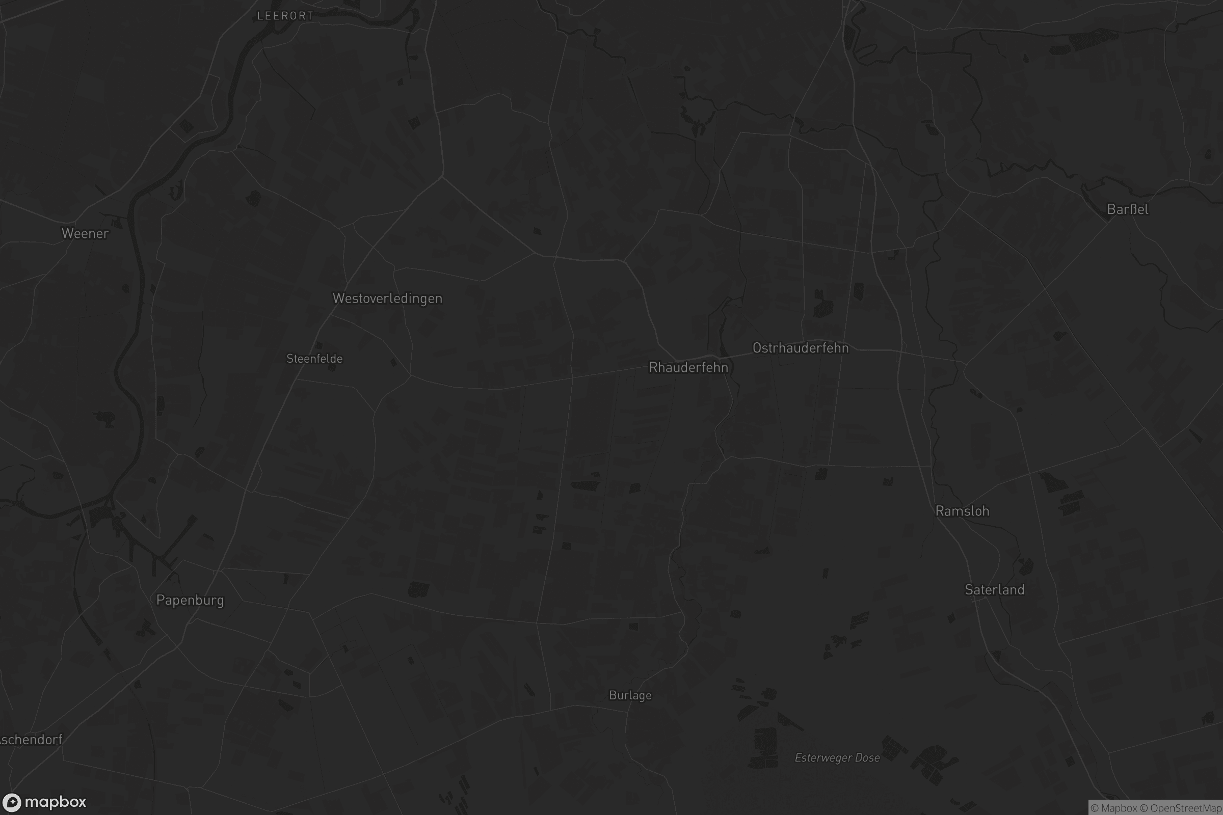 Karte von Rhauderfehn