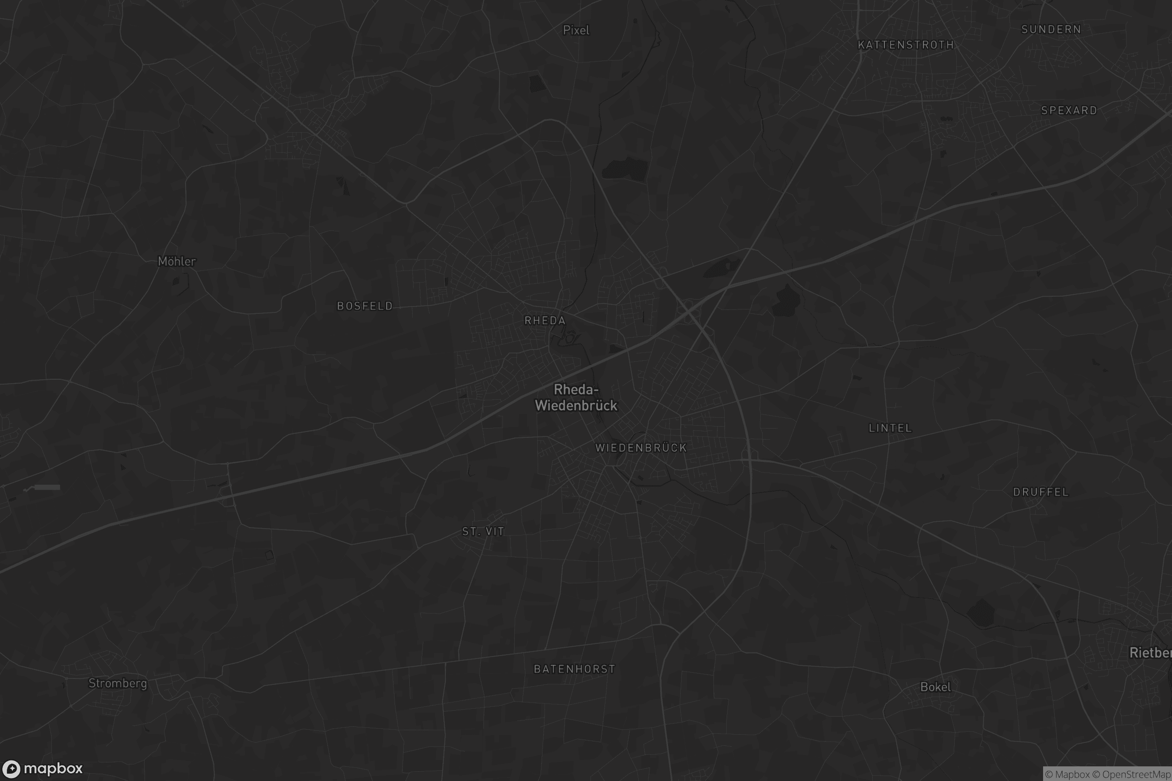 Karte von Rheda-Wiedenbrück