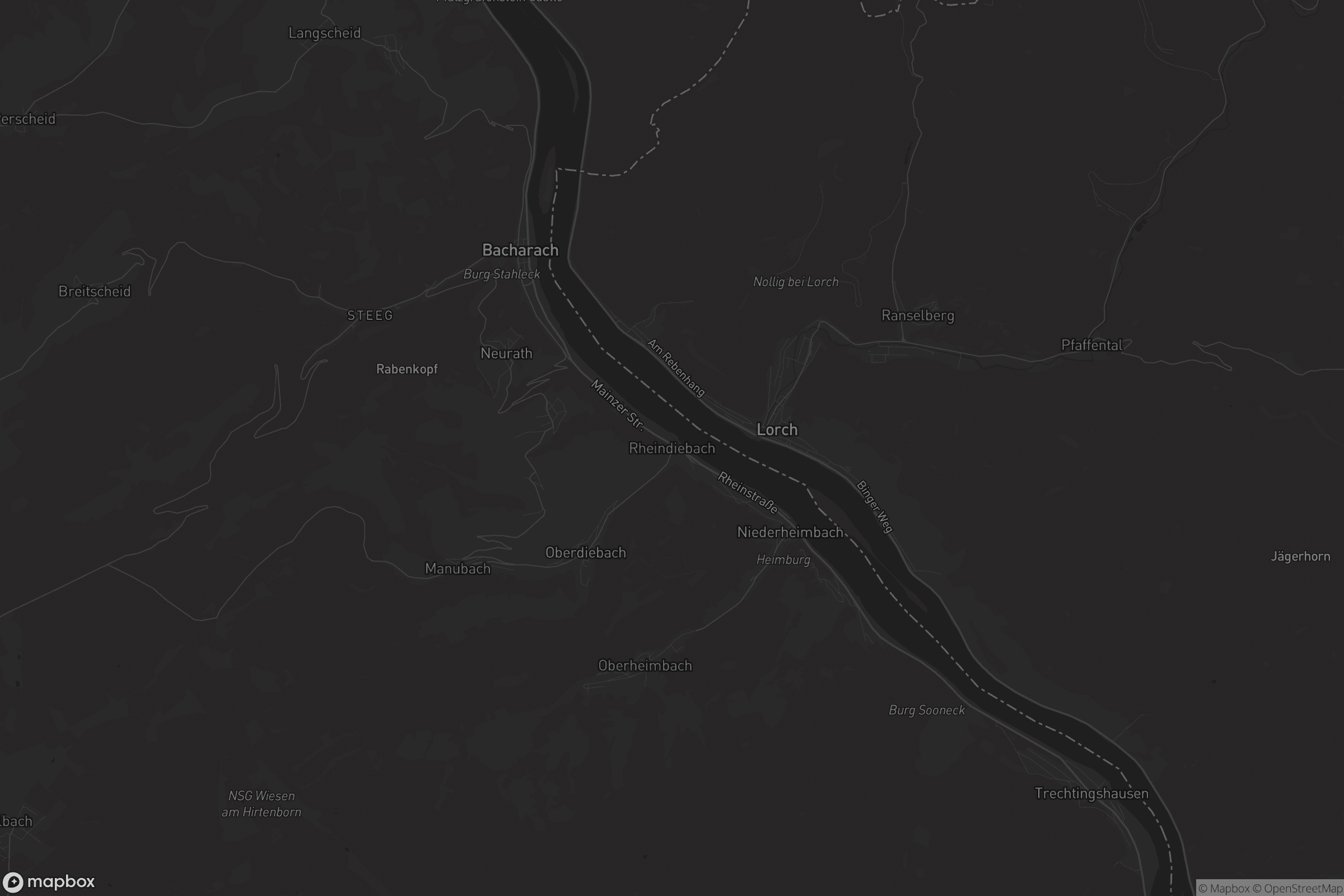 Karte von Rheindiebach