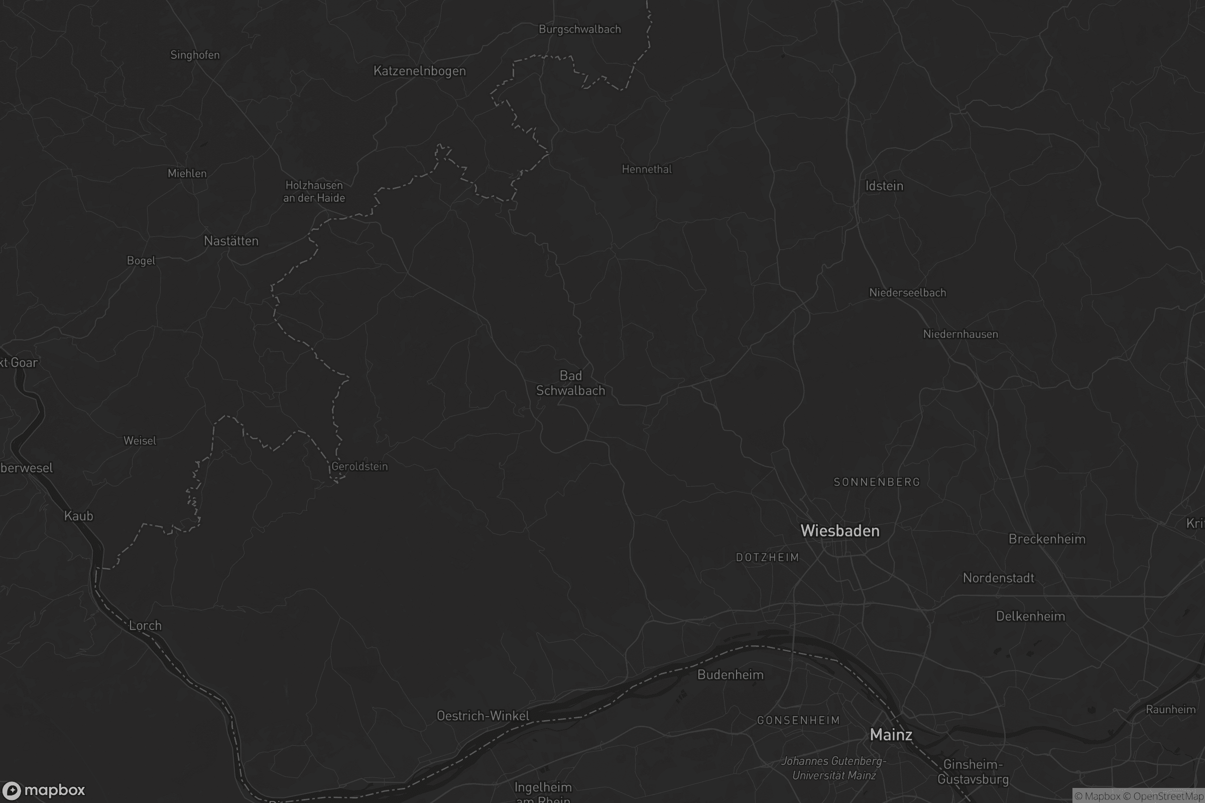 Karte von Rheingau-Taunus-Kreis