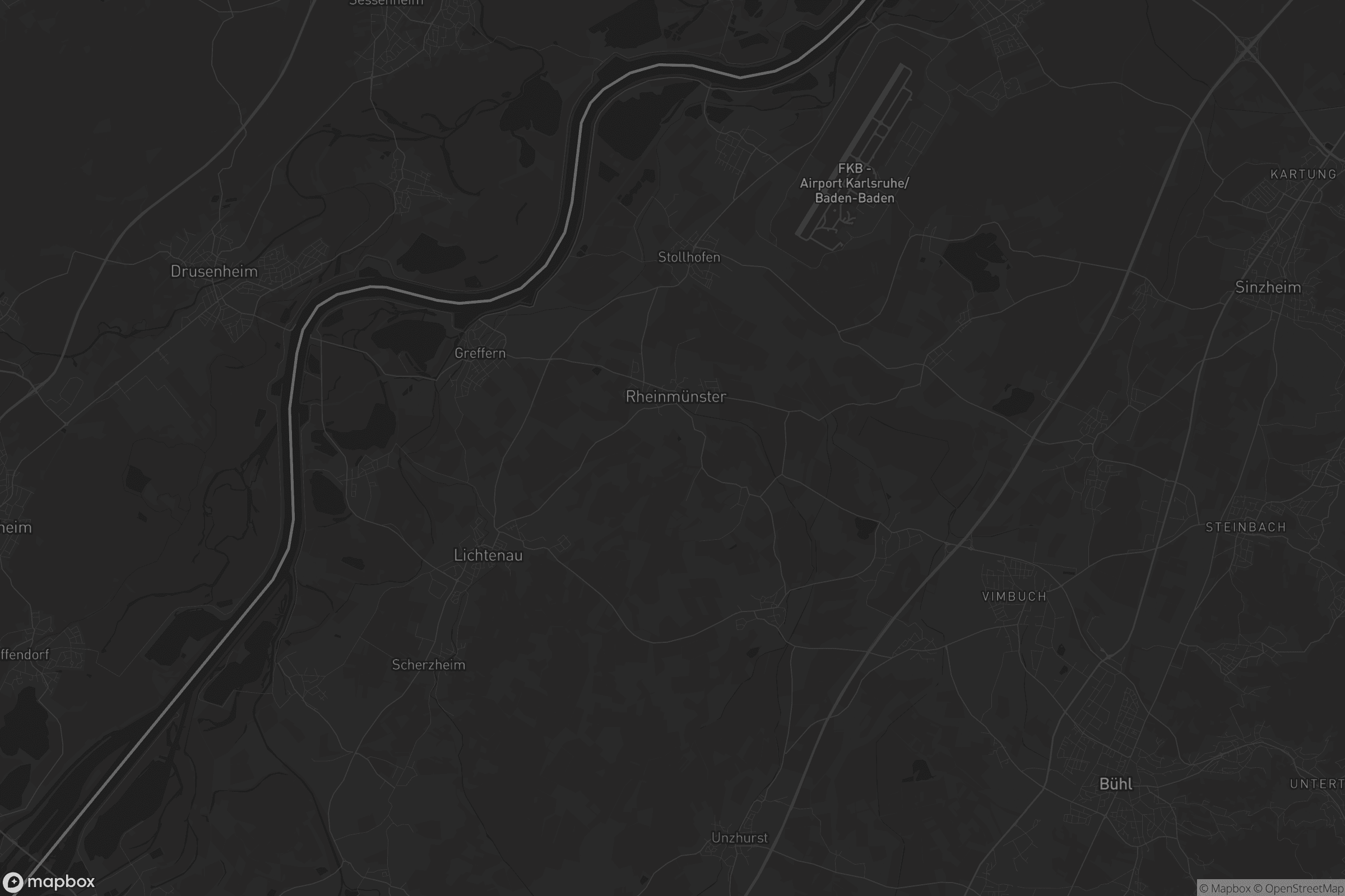 Karte von Rheinmünster