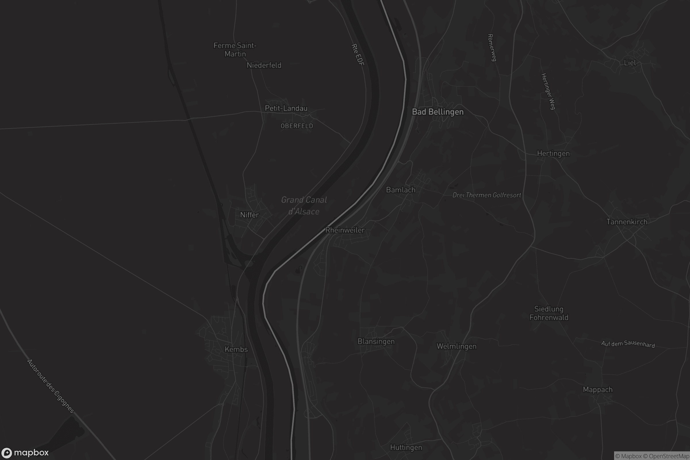 Karte von Rheinweiler