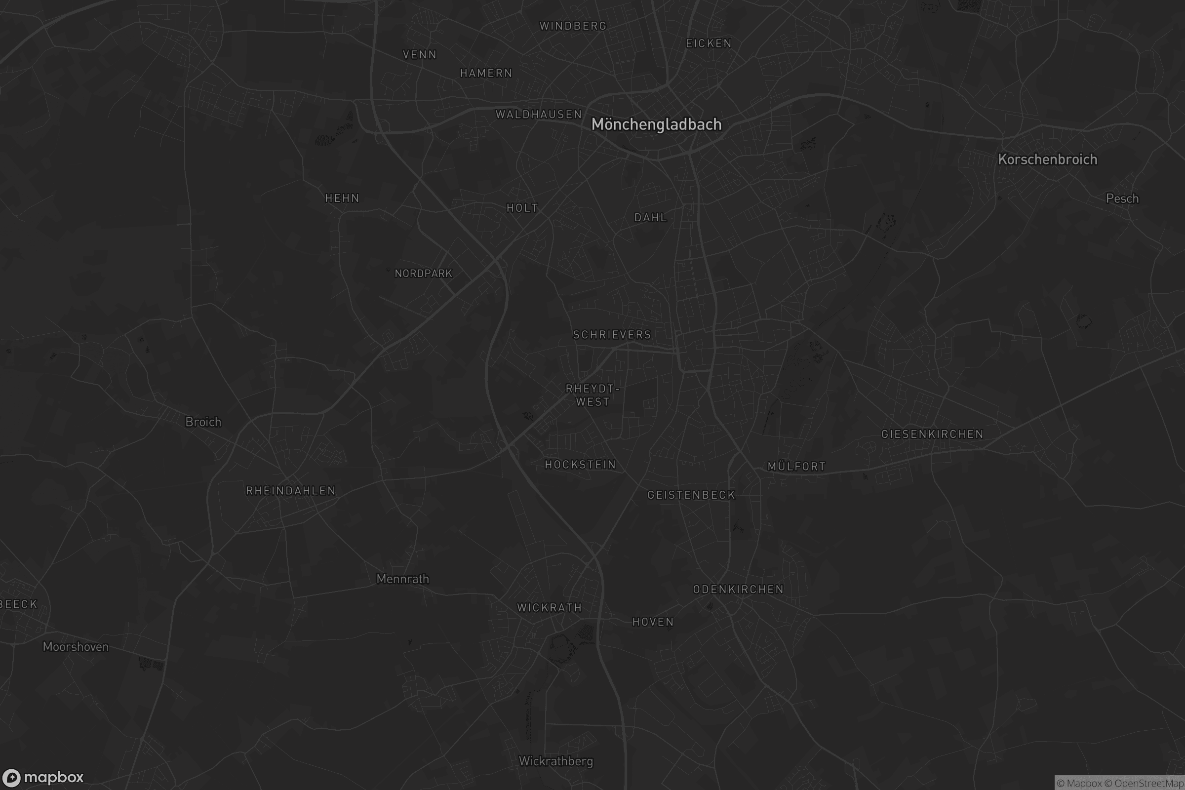 Karte von Rheydt-West