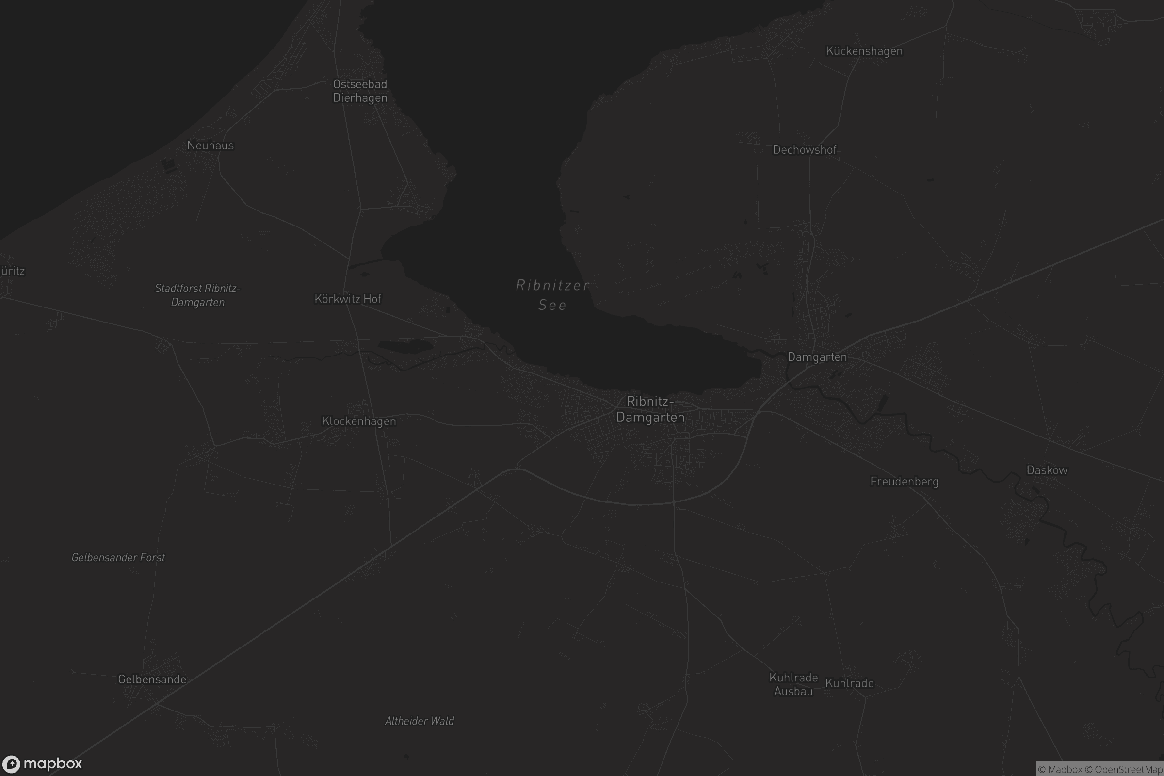 Karte von Ribnitz-Damgarten