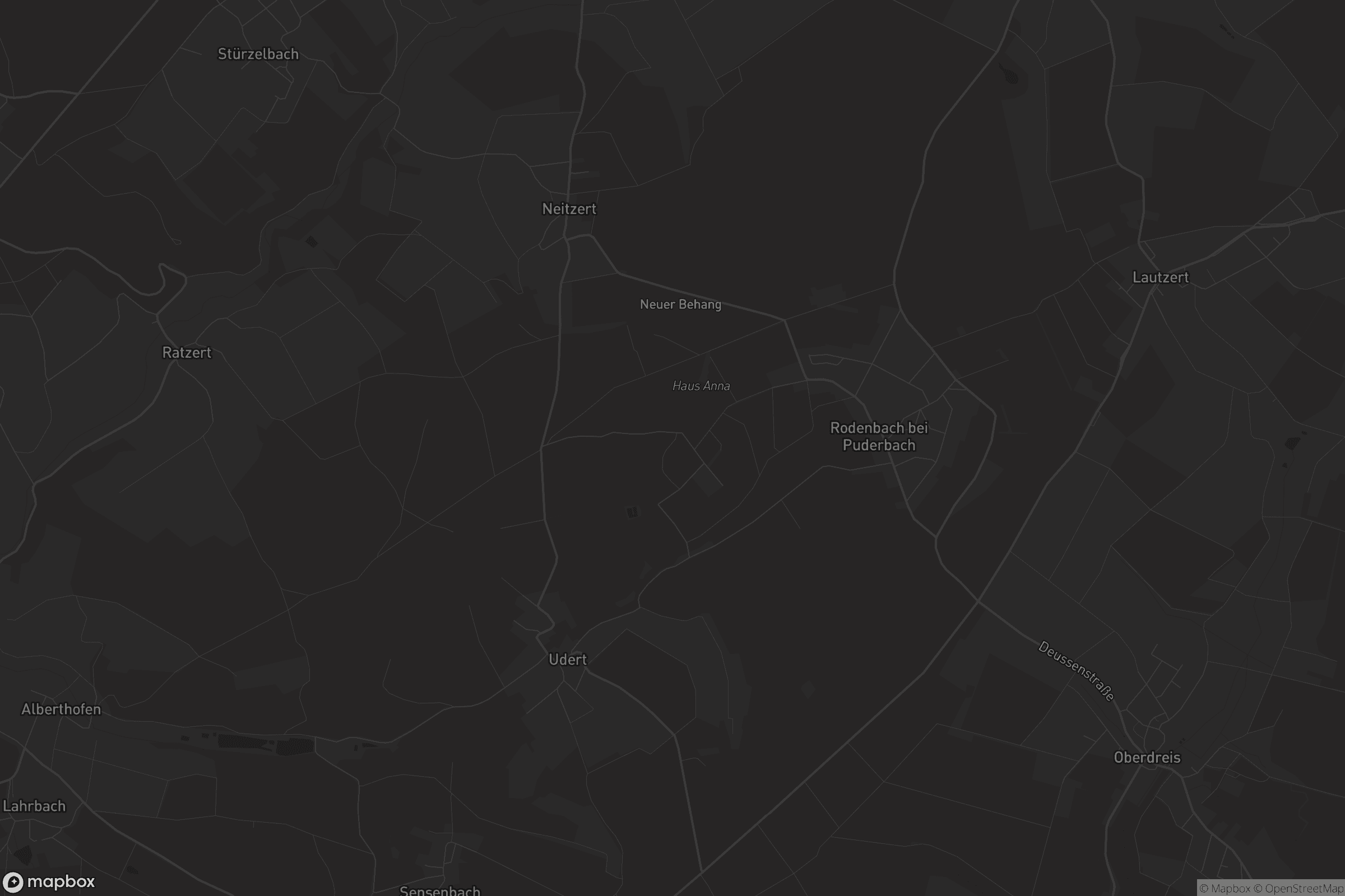 Karte von Rodenbach bei Puderbach