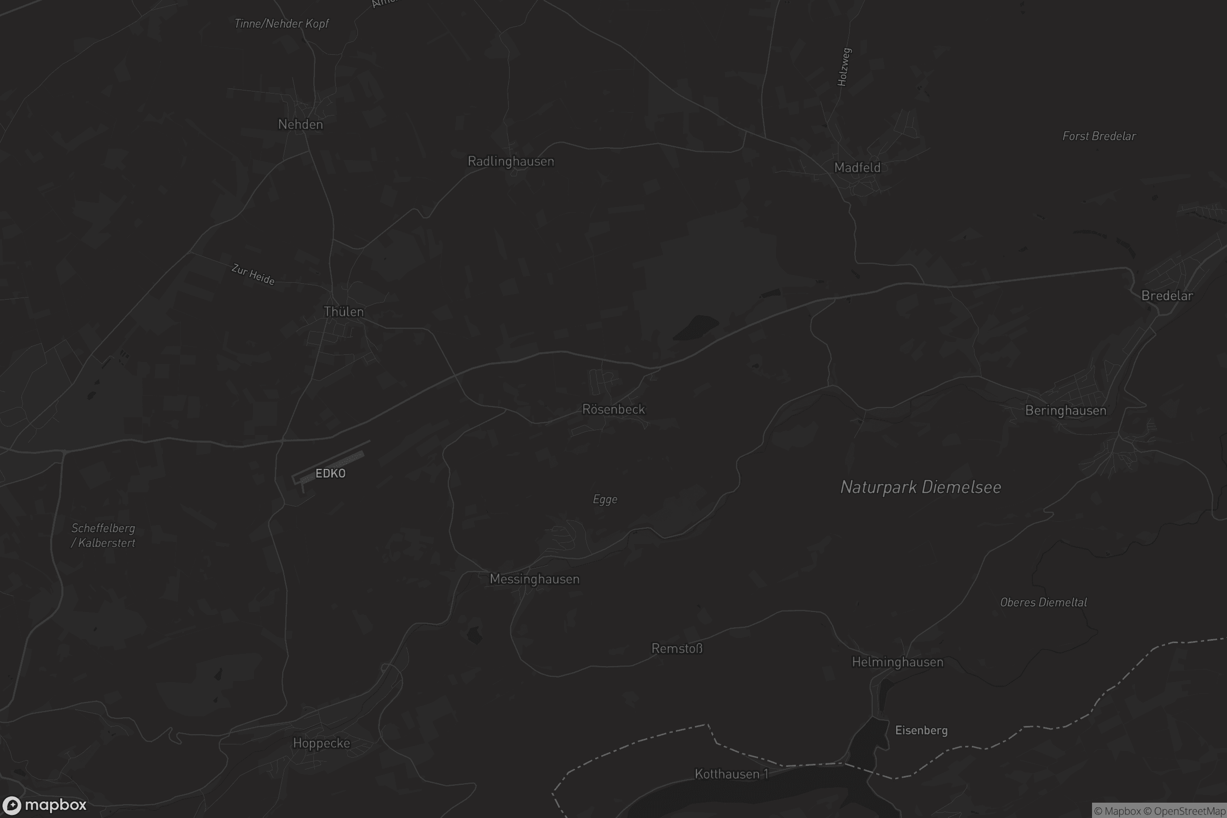 Karte von Rösenbeck