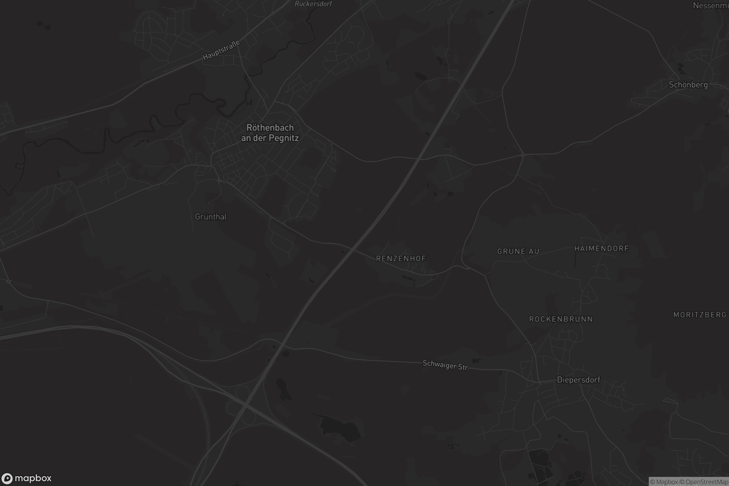 Karte von Röthenbach an der Pegnitz