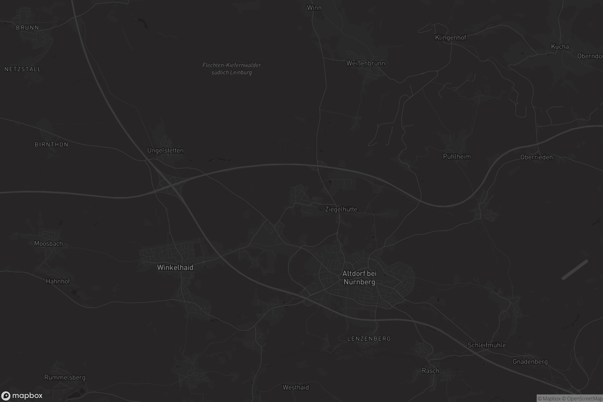 Karte von Röthenbach bei Altdorf