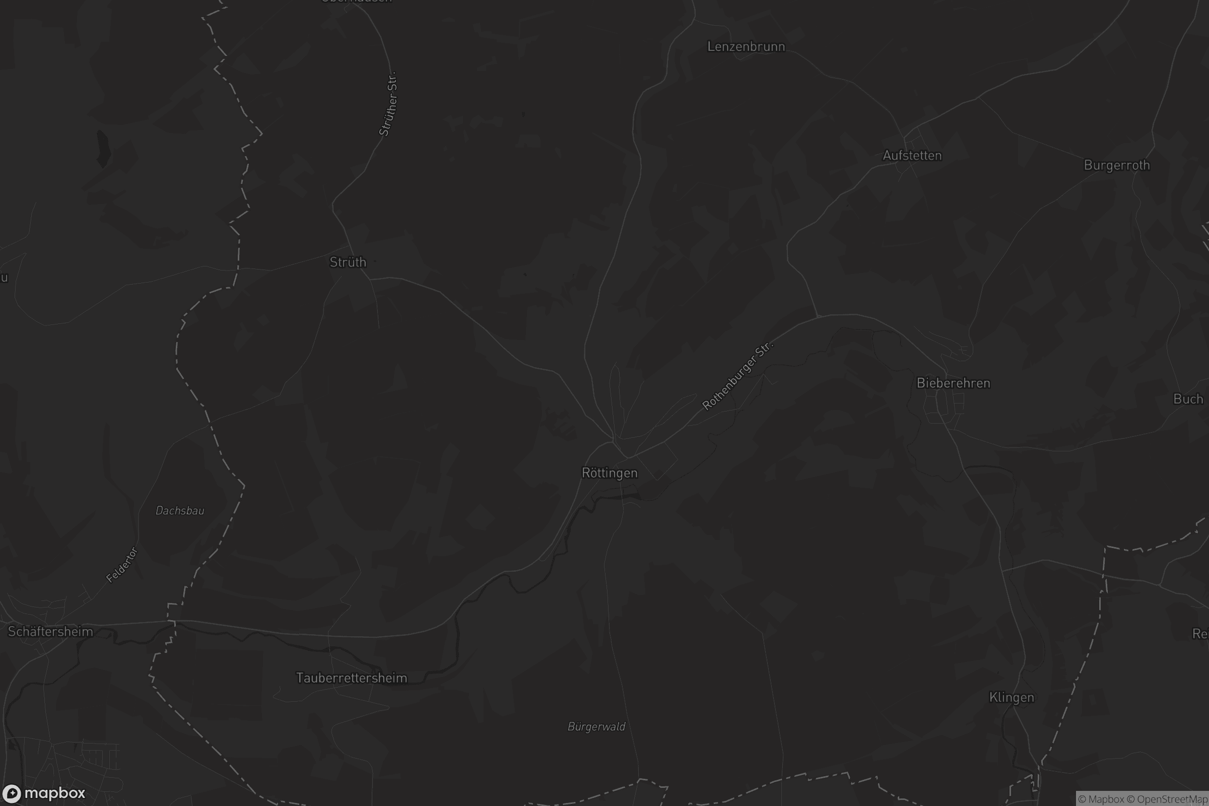 Karte von Röttingen