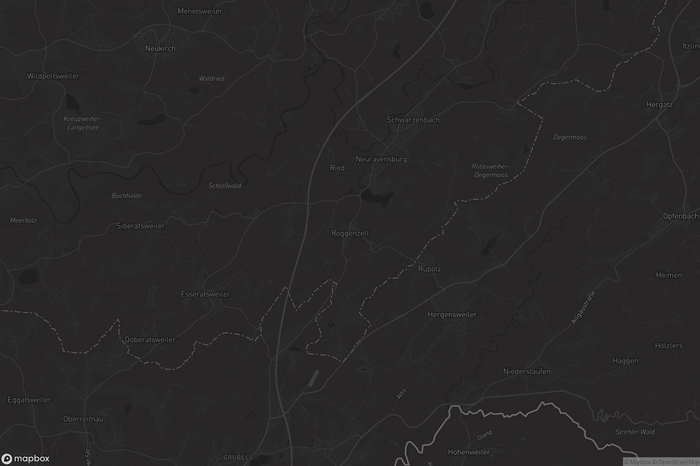 Karte von Roggenzell