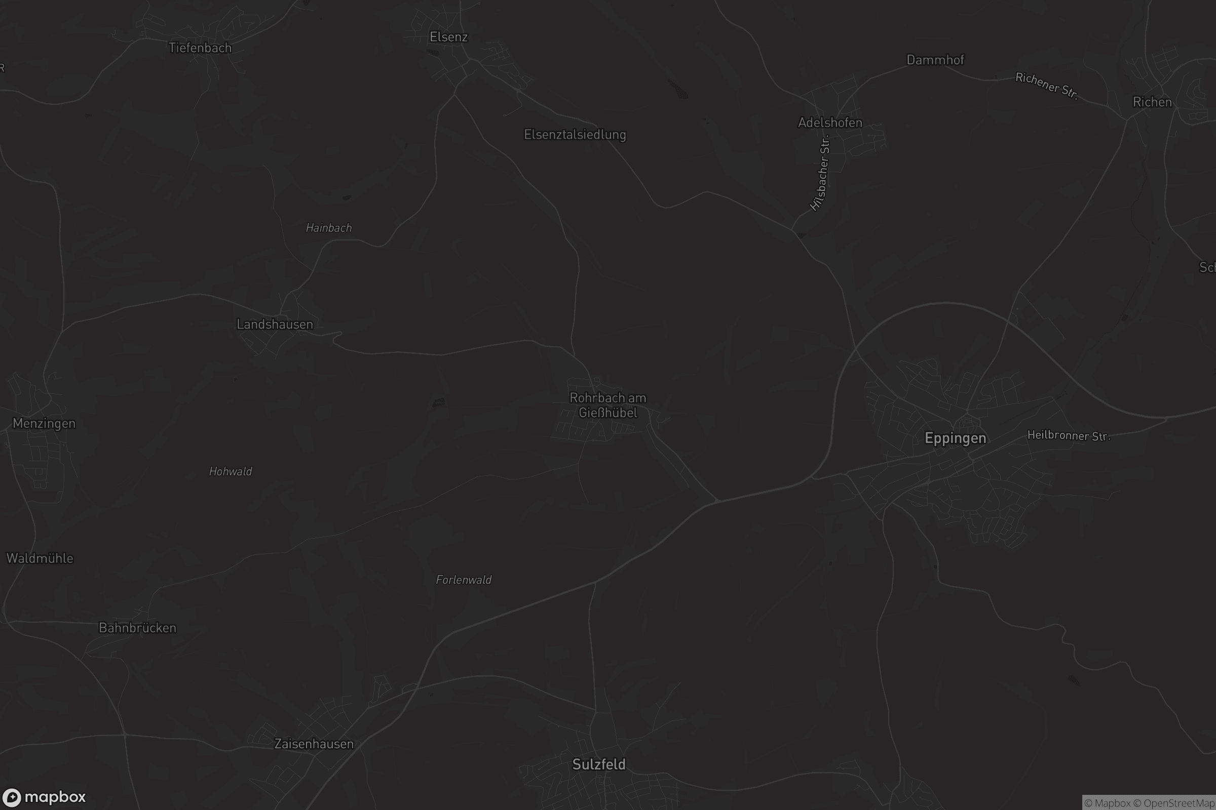 Karte von Rohrbach am Gießhübel