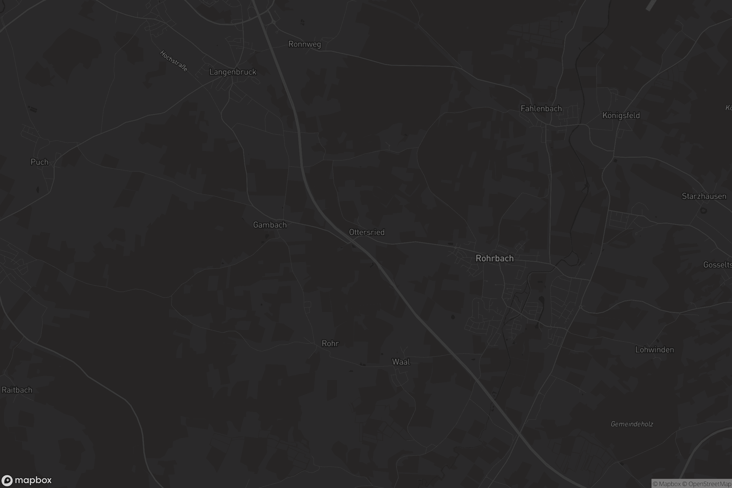 Karte von Rohrbach an der Ilm