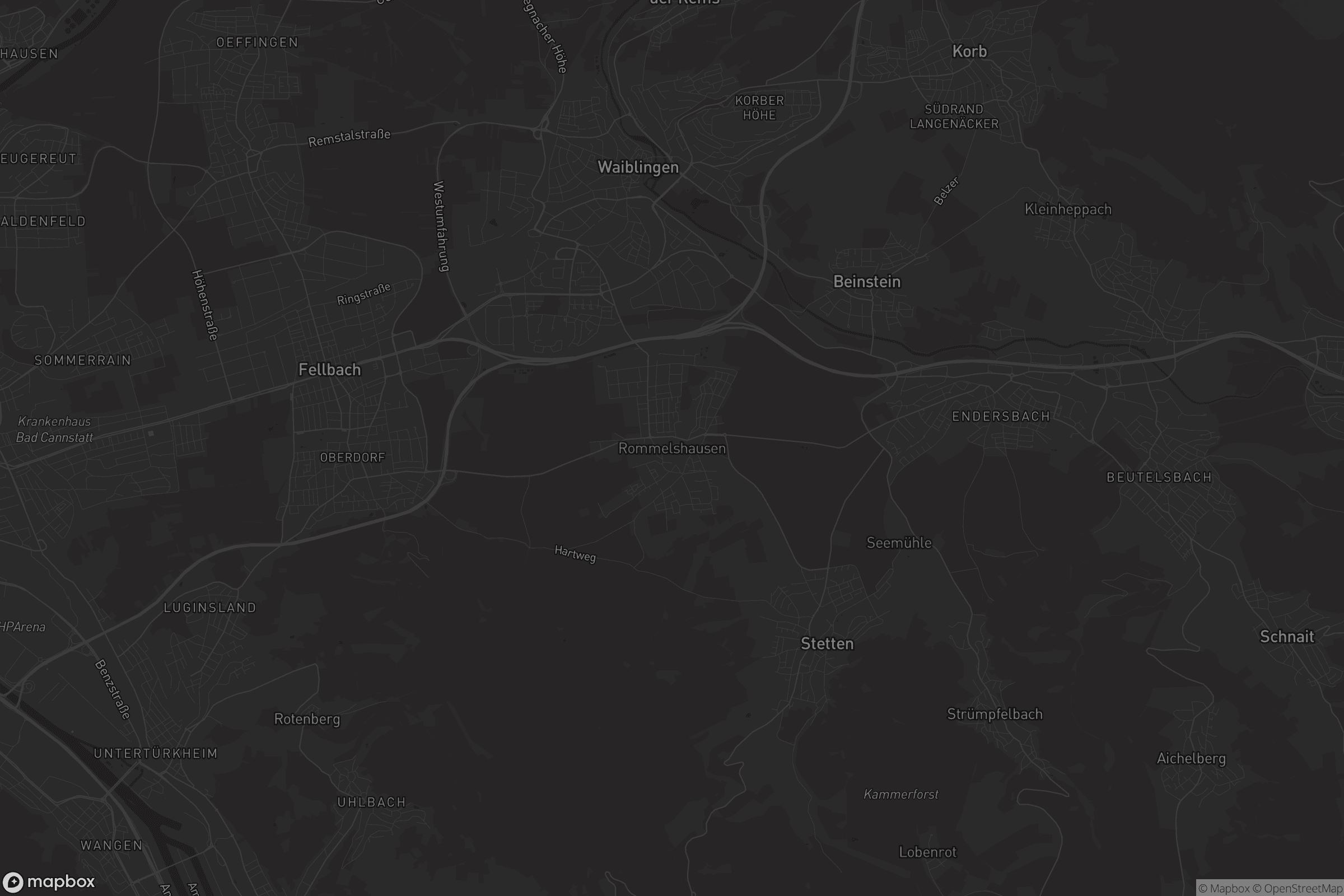 Karte von Rommelshausen