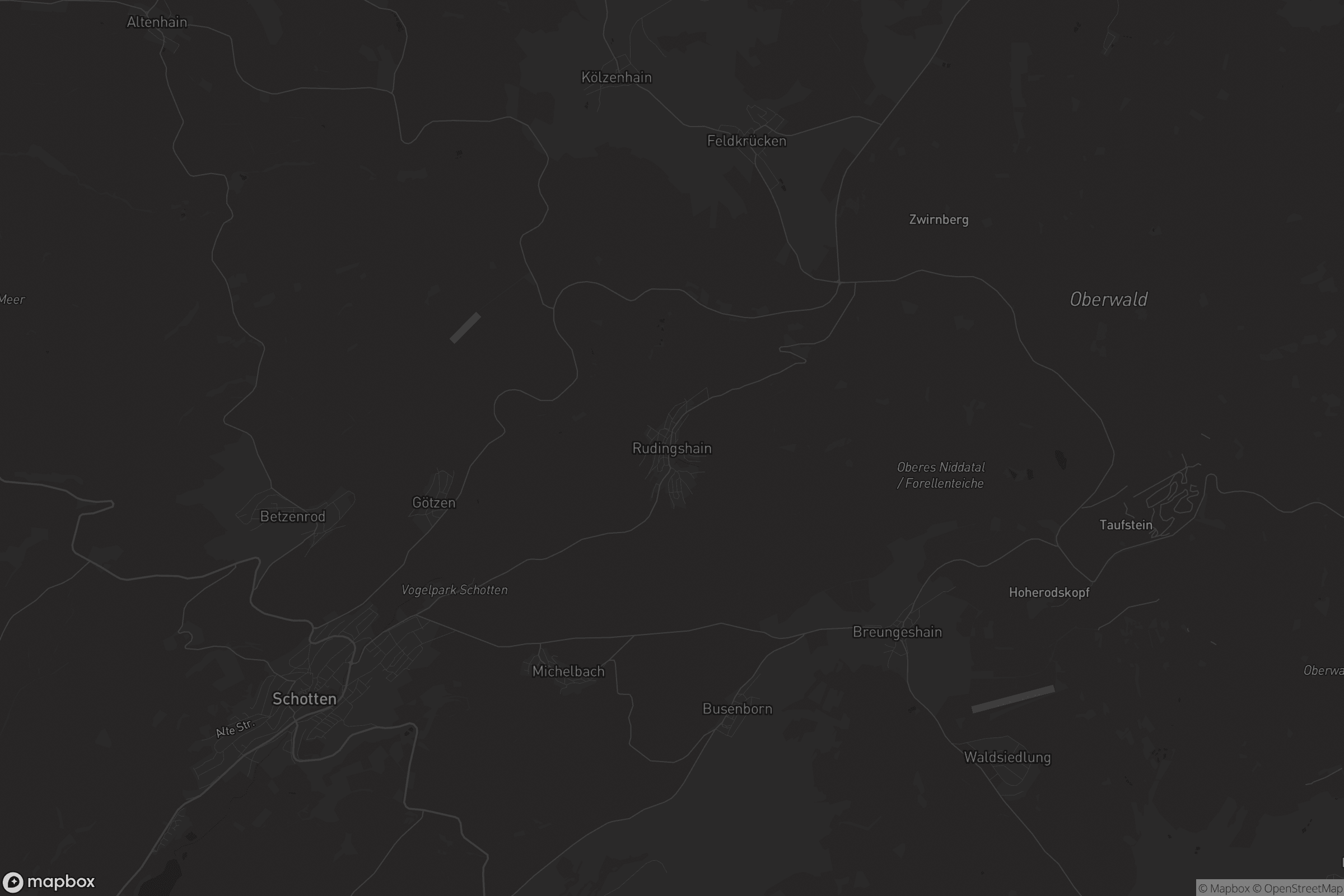 Karte von Rudingshain