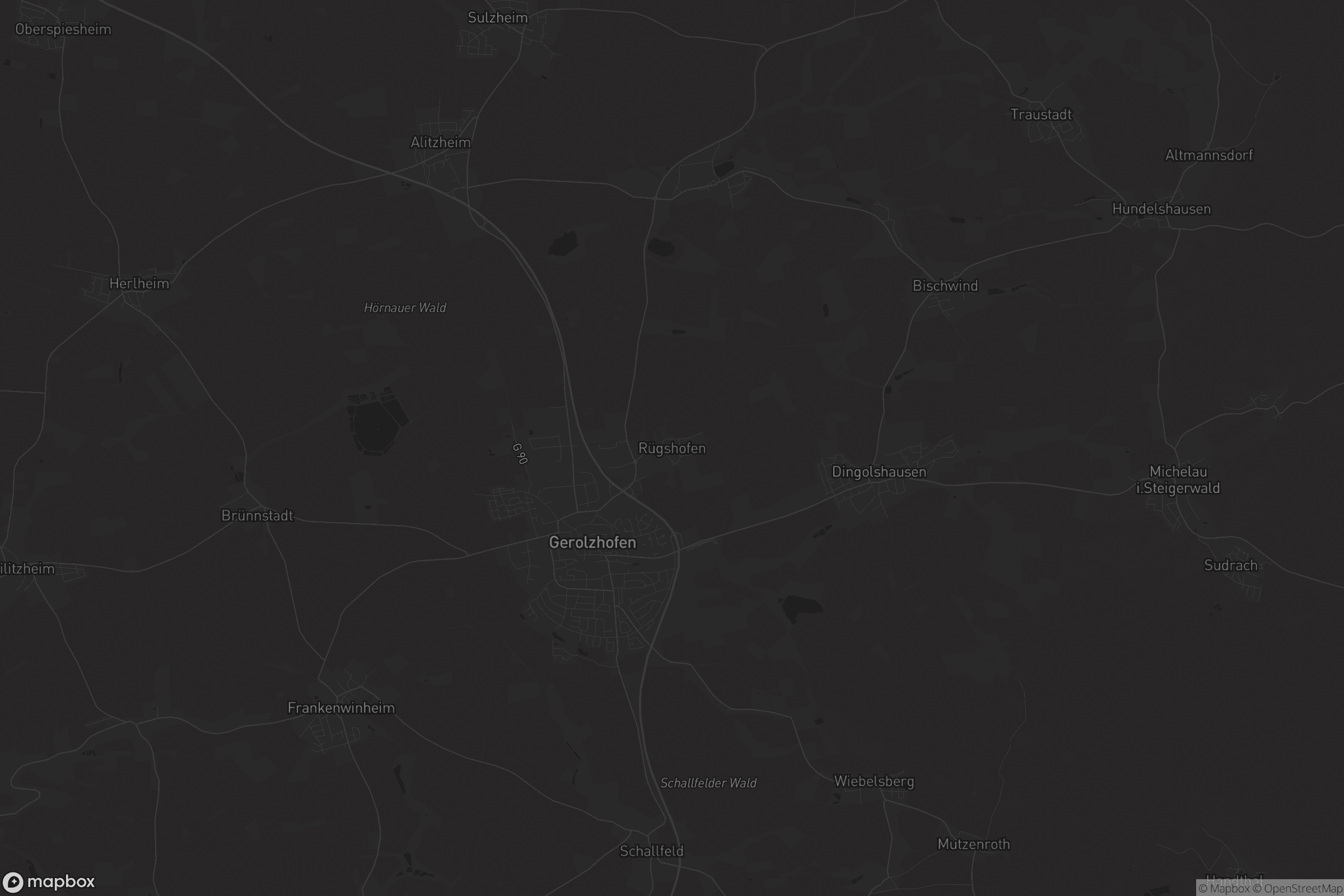 Karte von Rügshofen