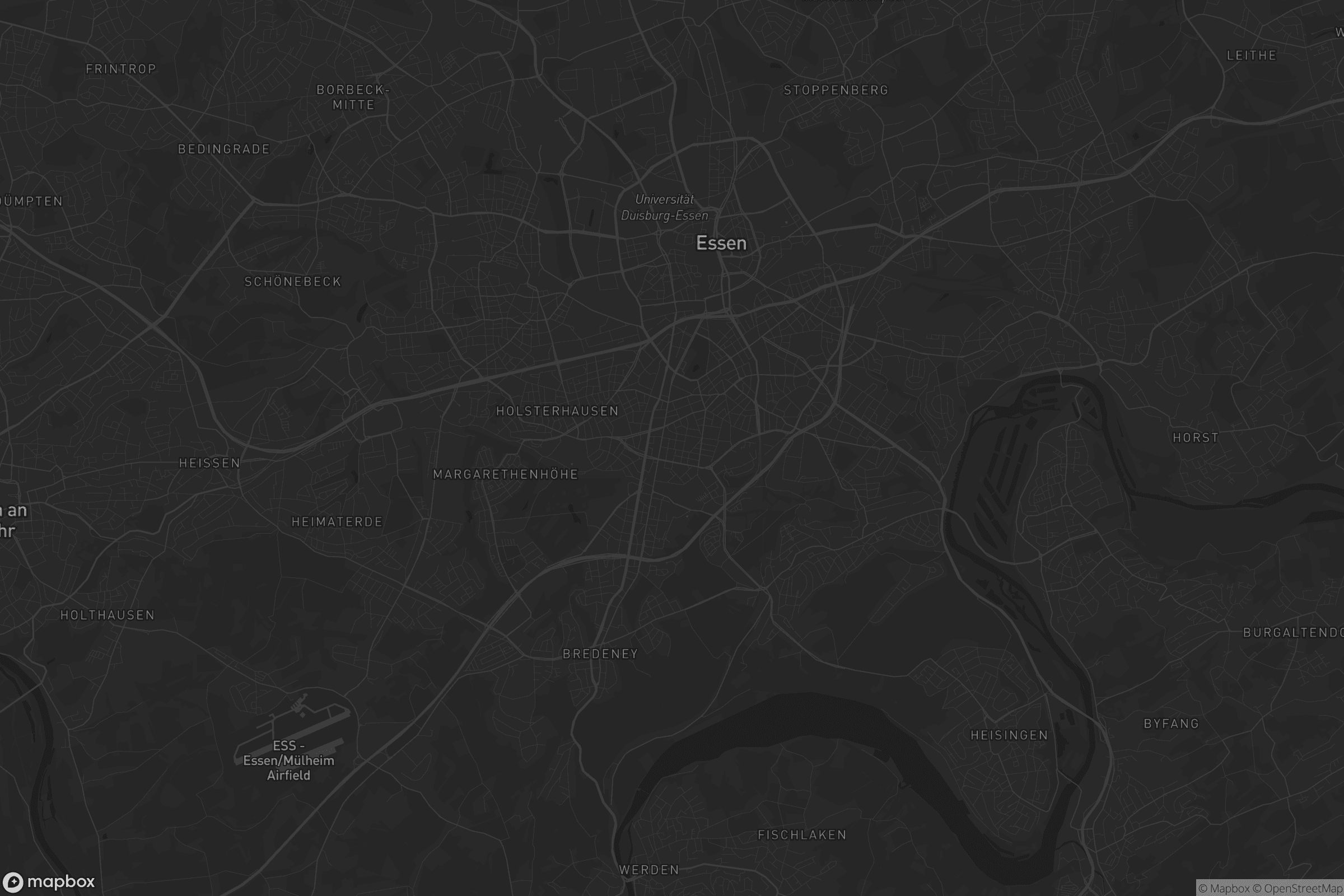 Karte von Rüttenscheid