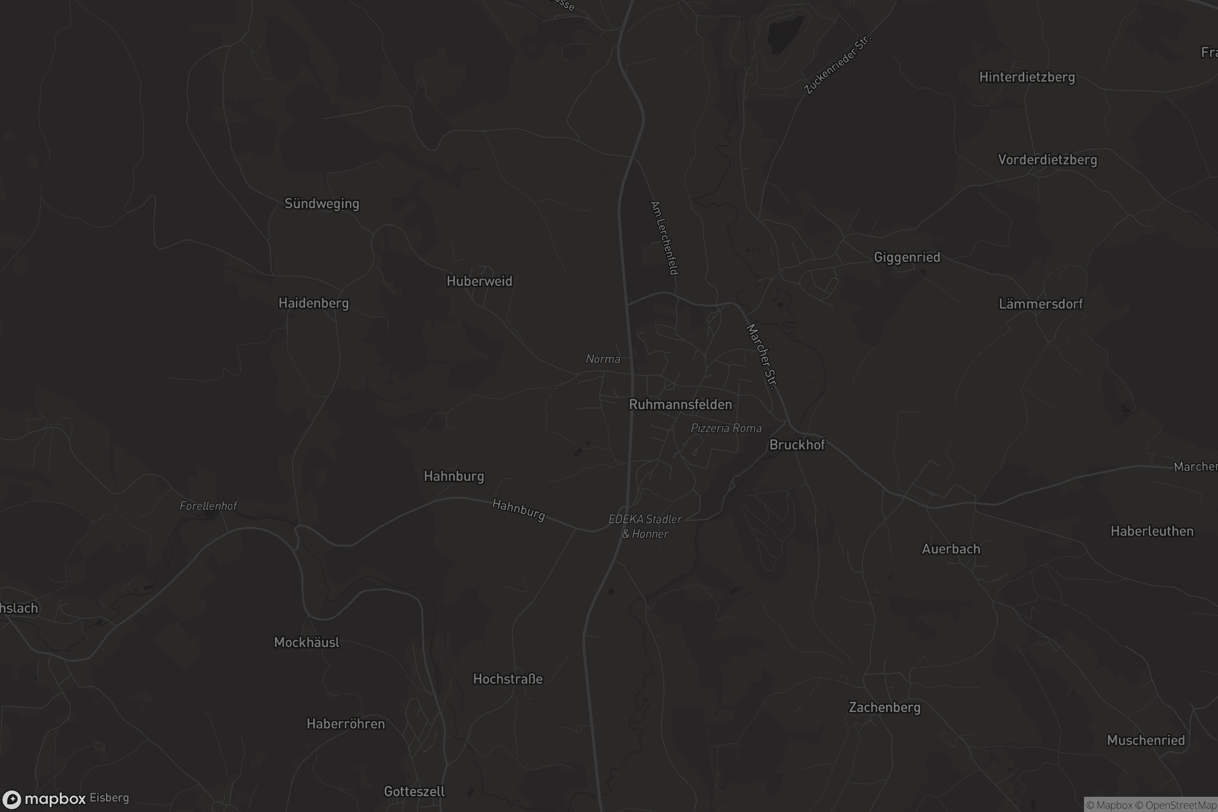 Karte von Ruhmannsfelden