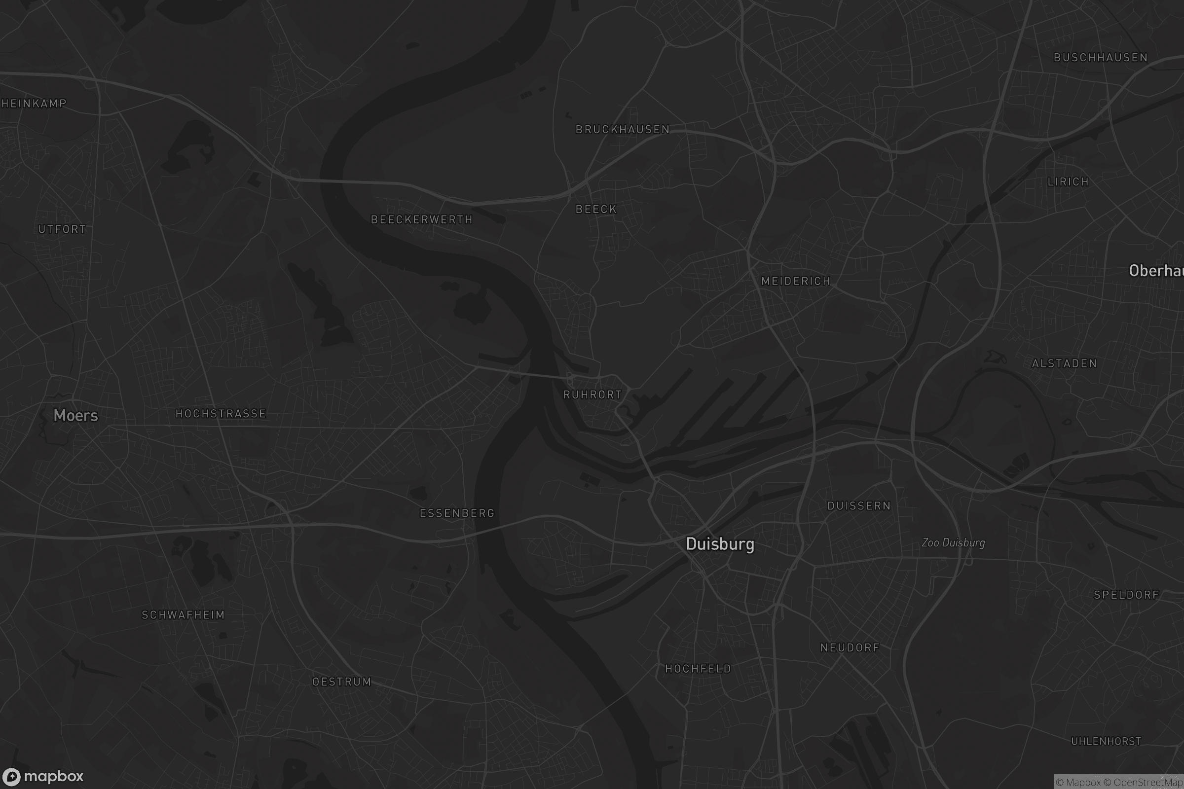 Karte von Ruhrort