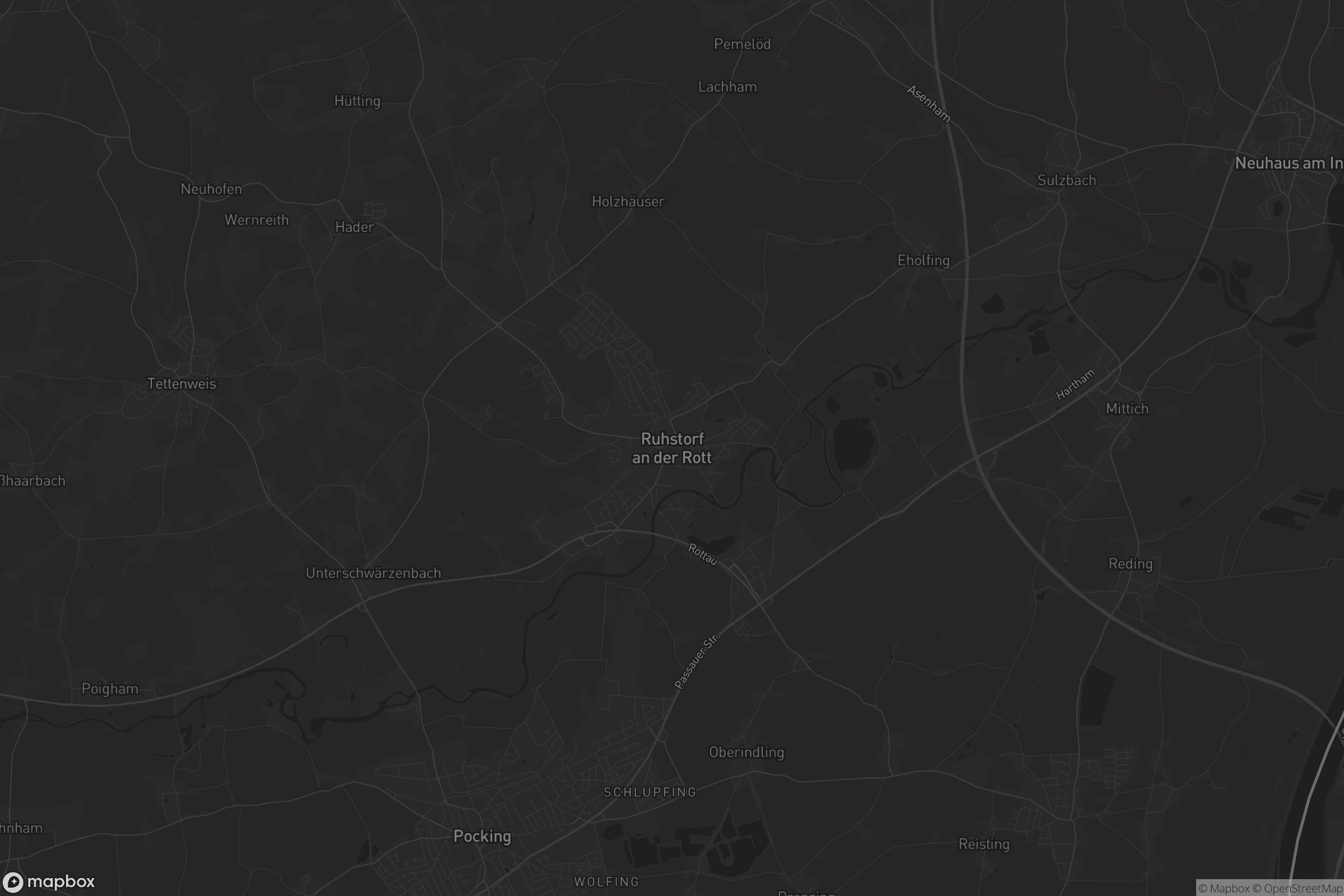 Karte von Ruhstorf an der Rott