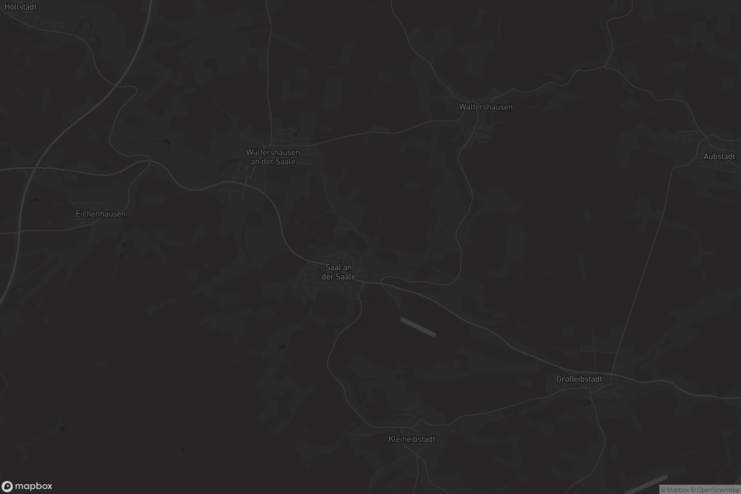 Karte von Saal an der Saale