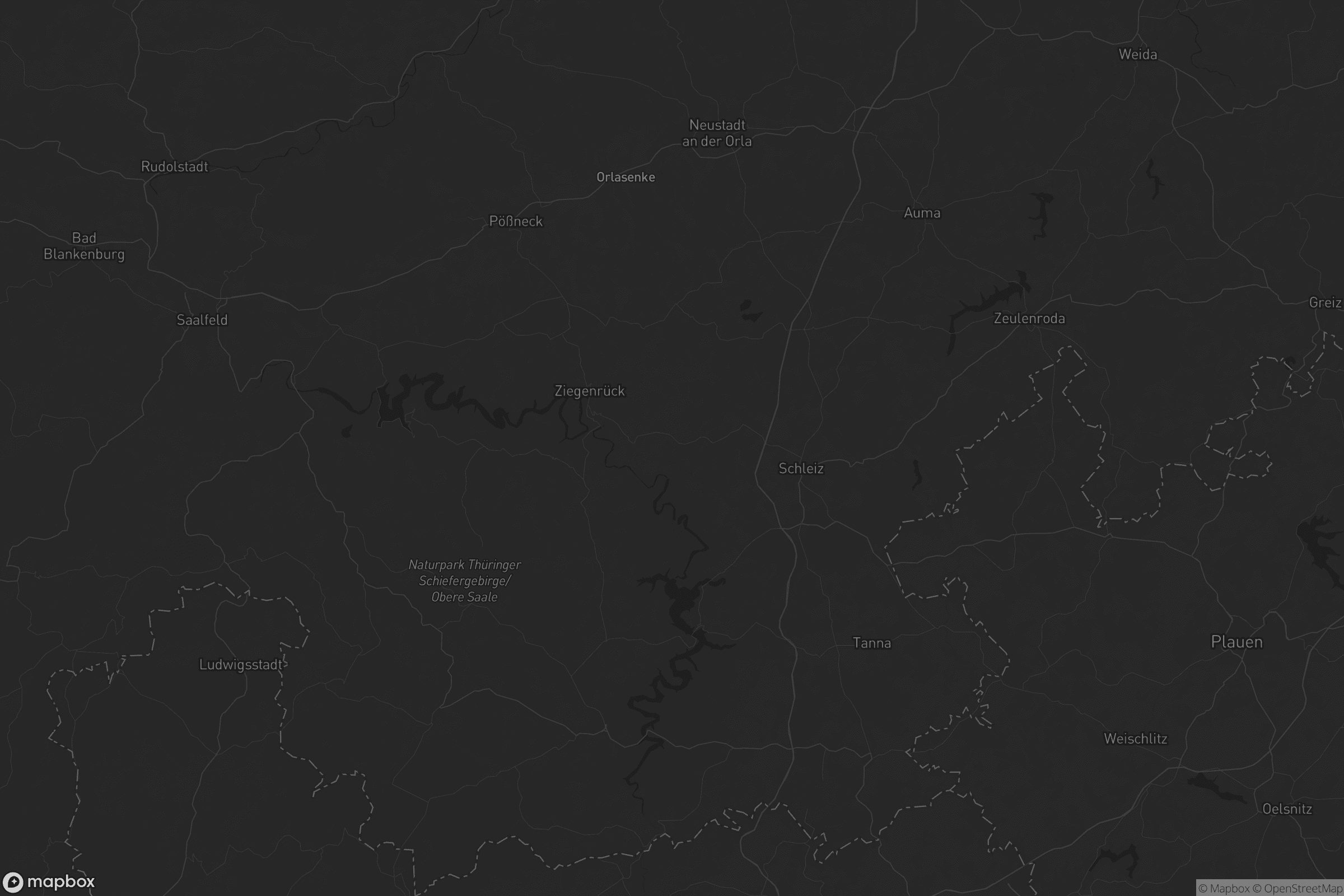 Karte von Saale-Orla-Kreis