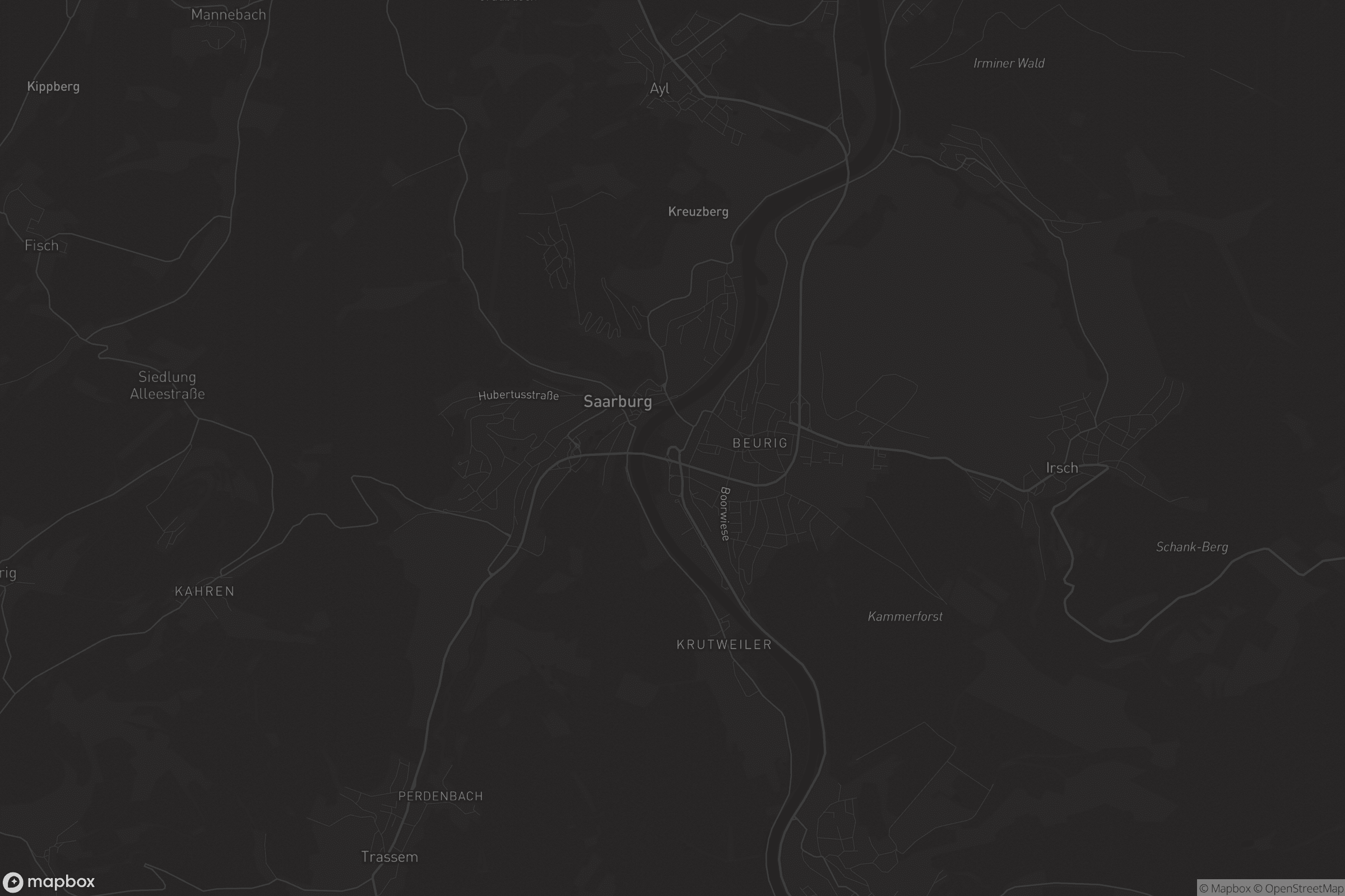 Karte von Saarburg