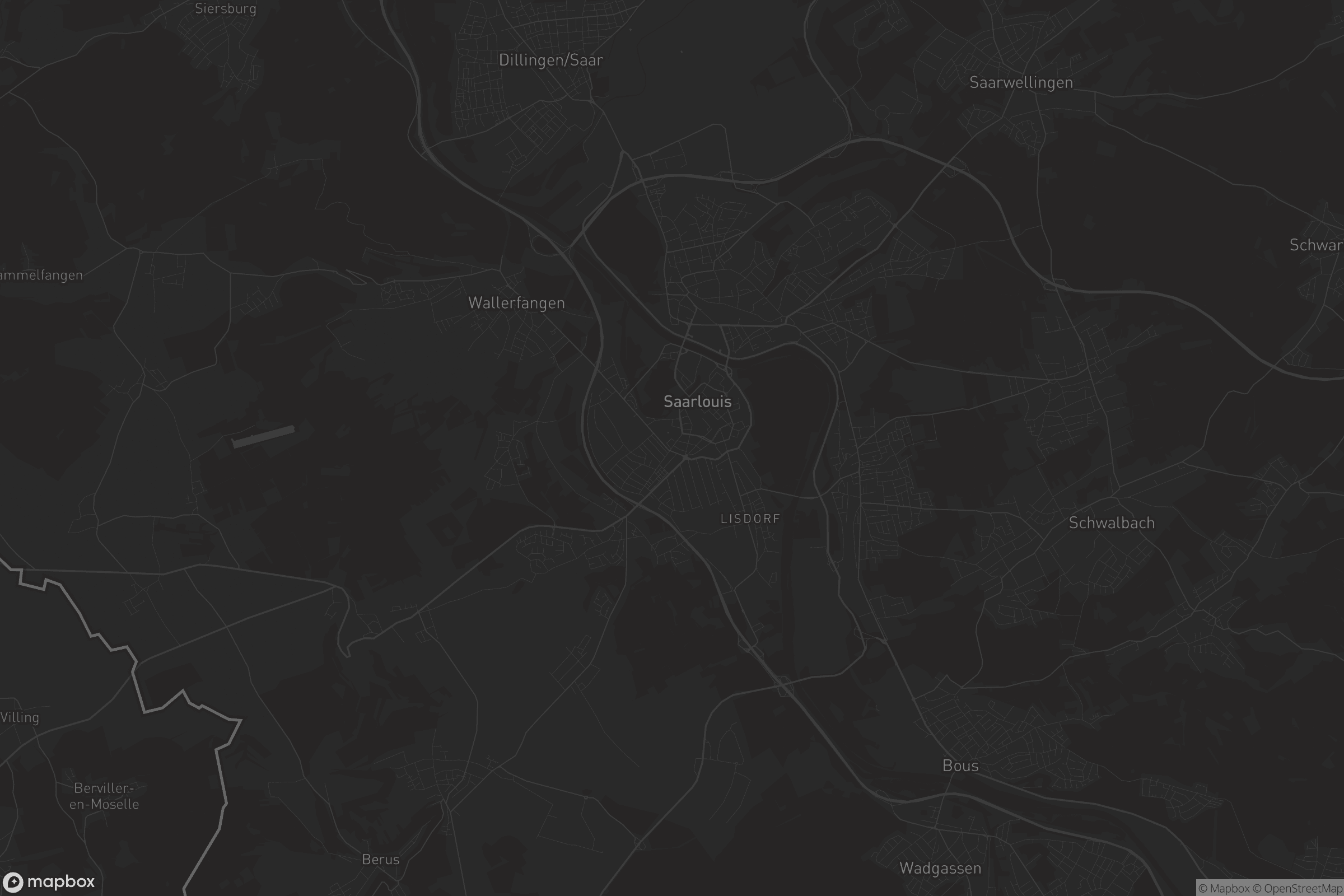 Karte von Saarlouis