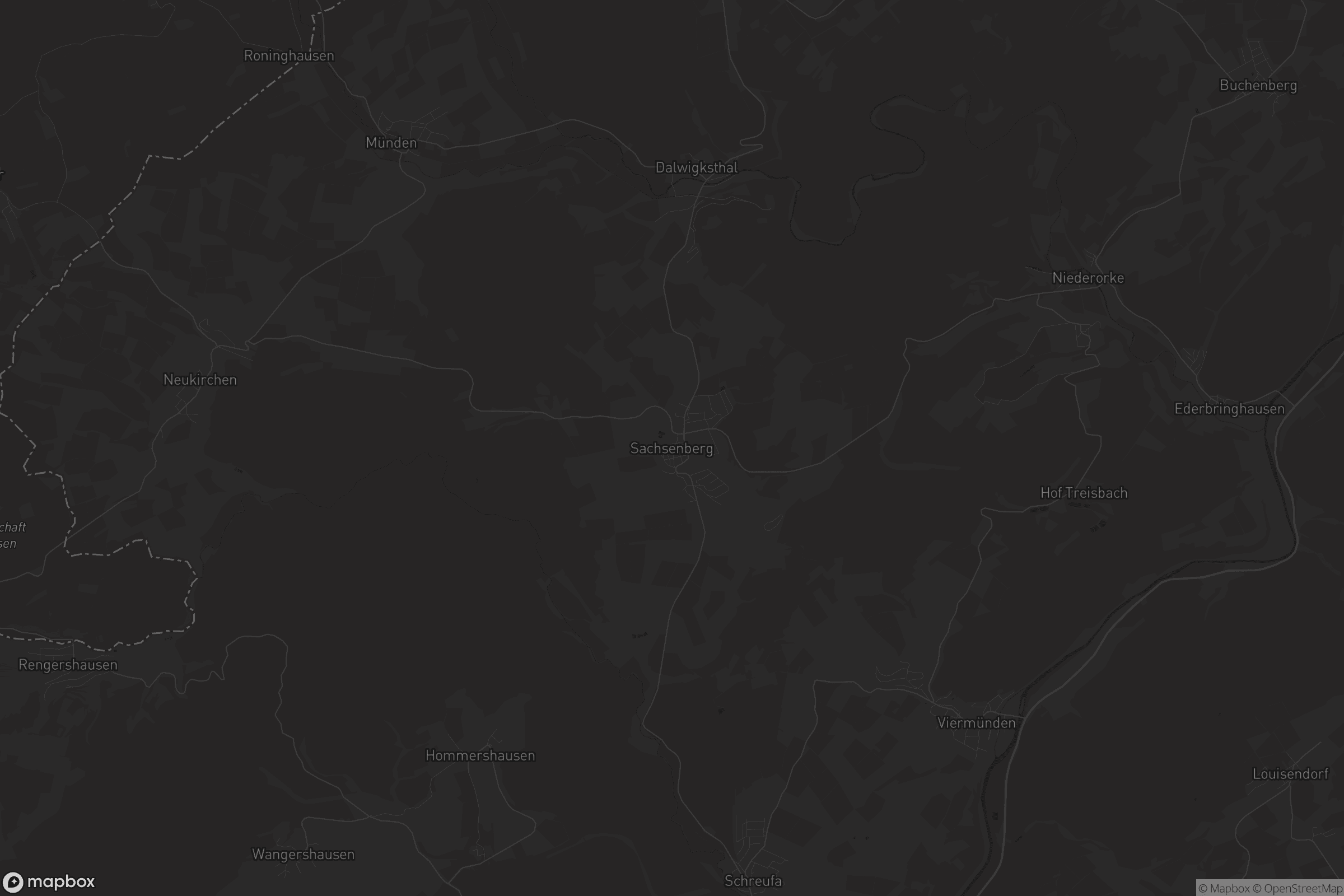 Karte von Sachsenberg