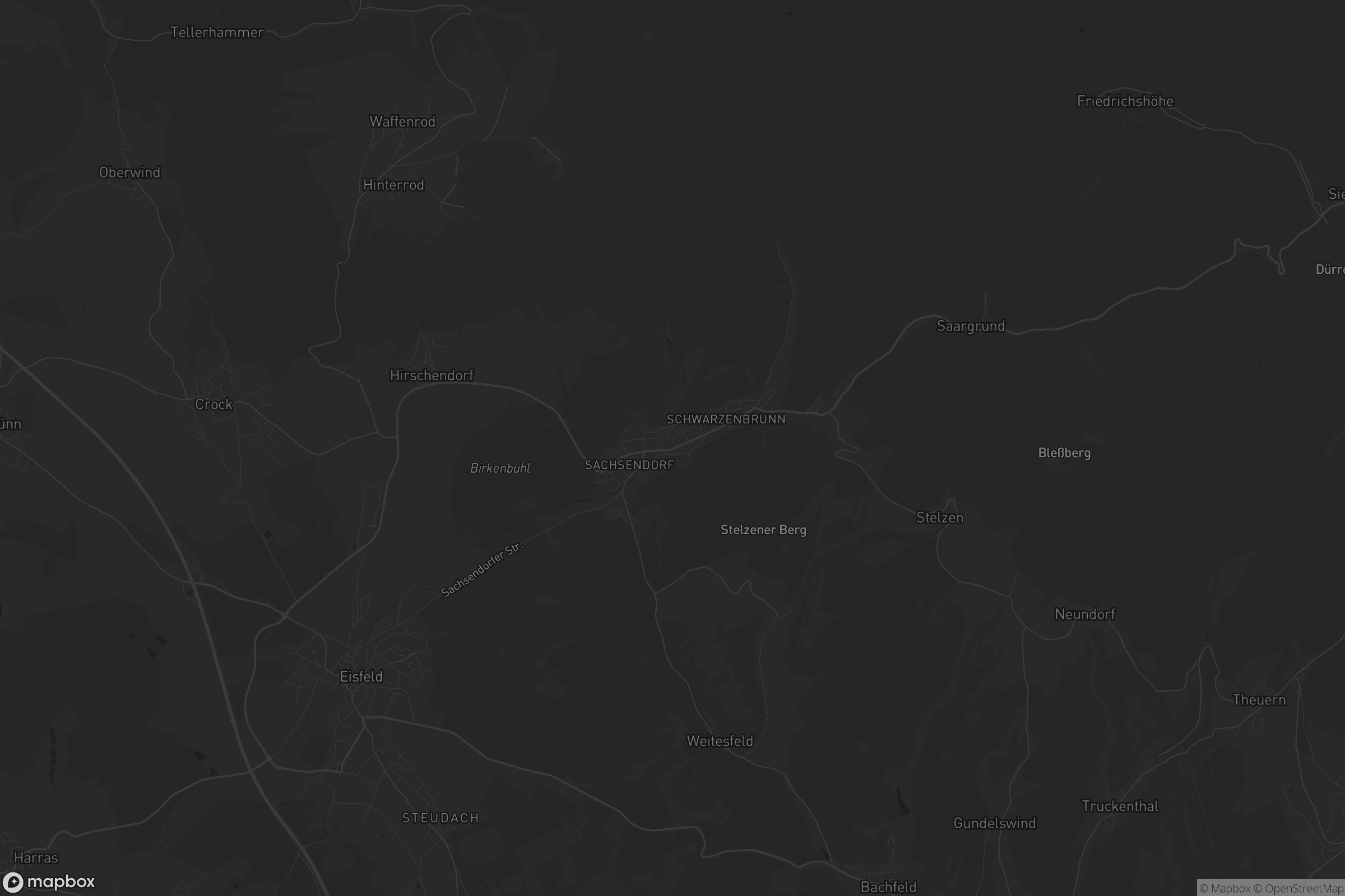 Karte von Sachsenbrunn