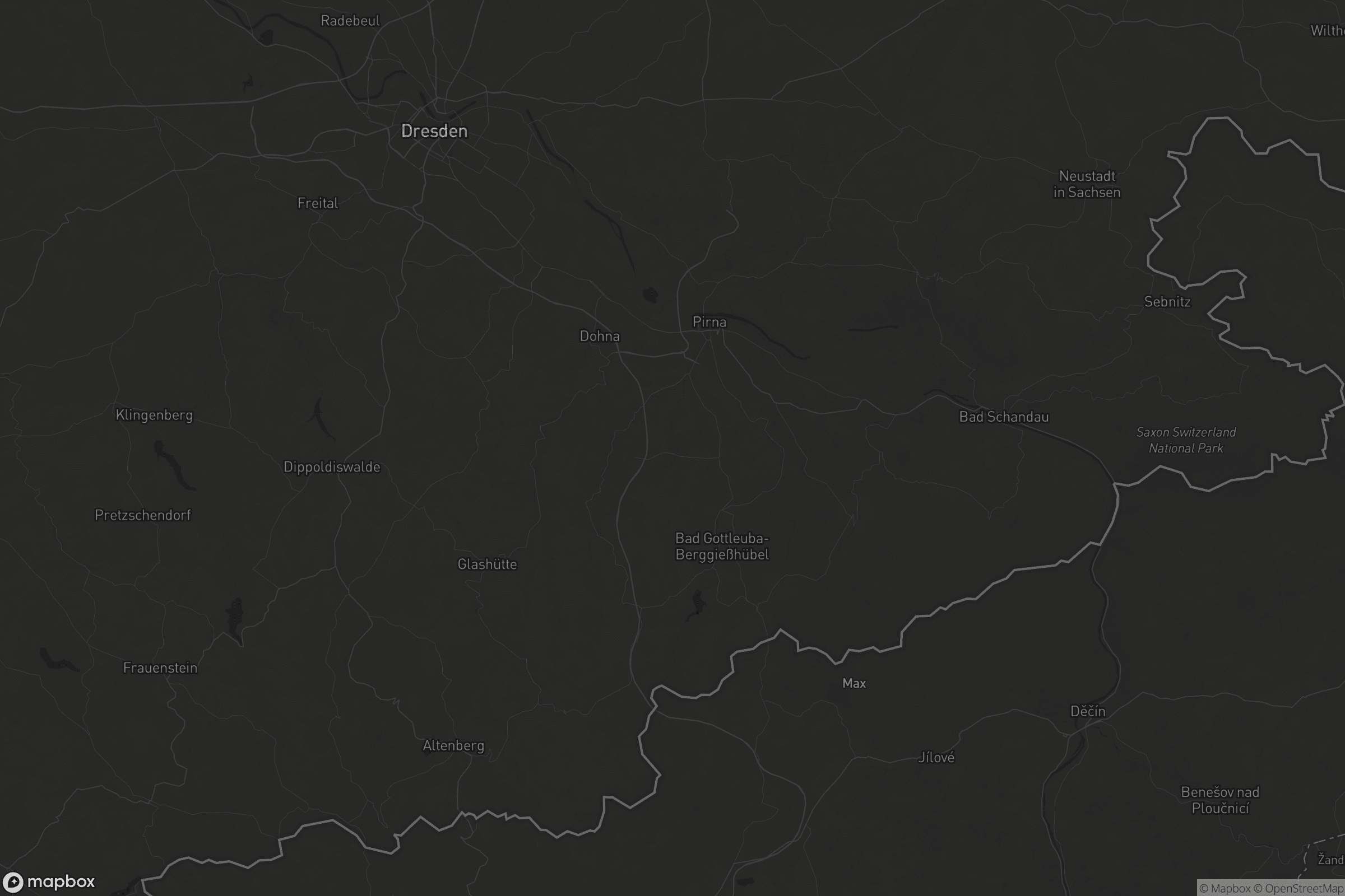 Karte von Sächsische Schweiz-Osterzgebirge