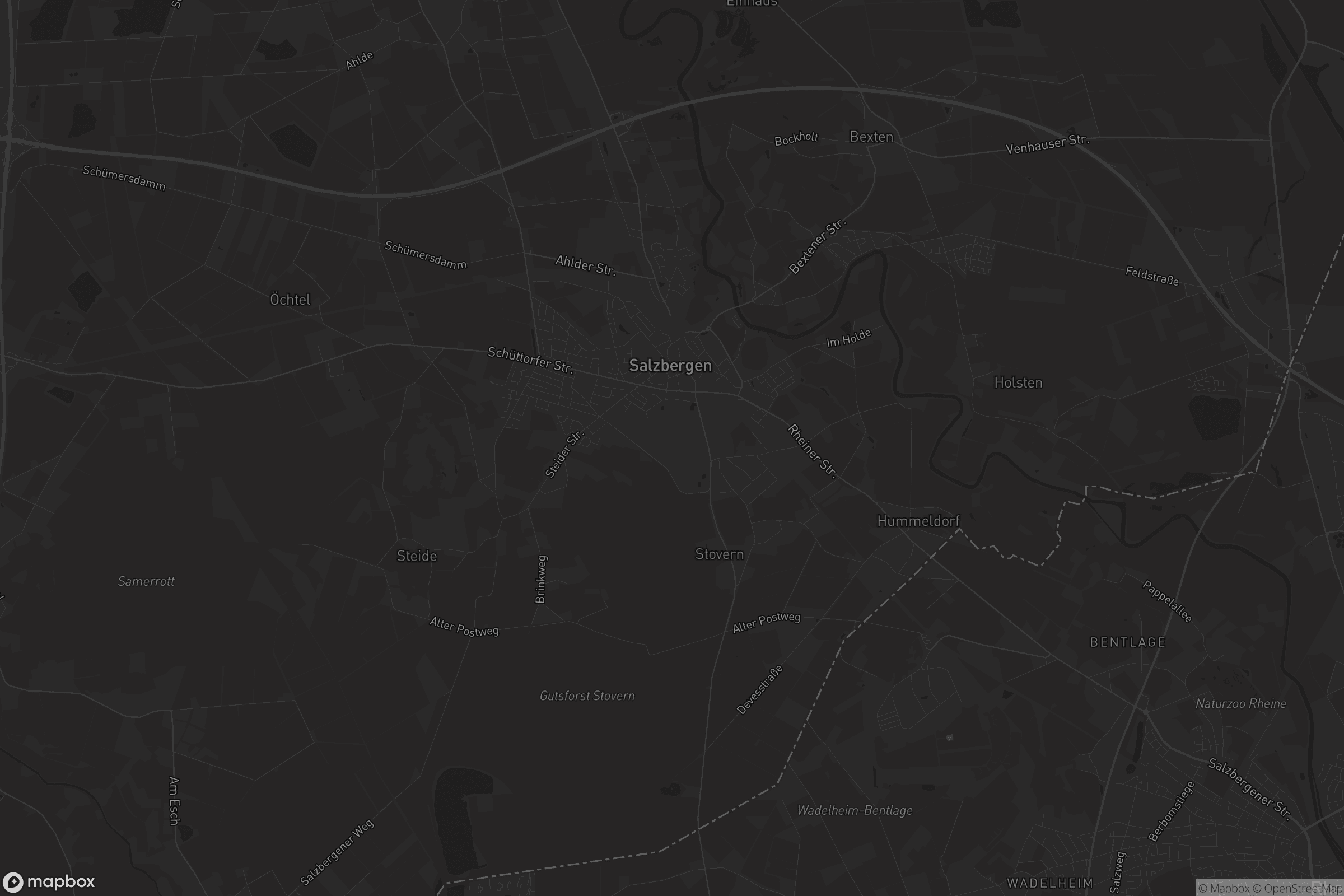 Karte von Salzbergen