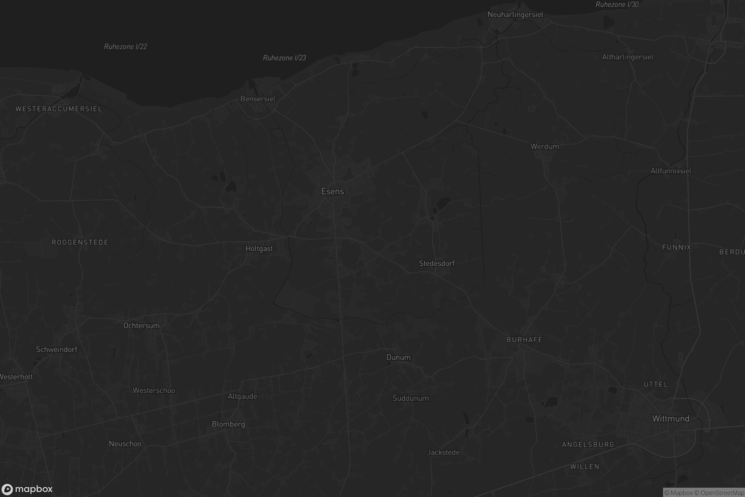 Karte von Samtgemeinde Esens