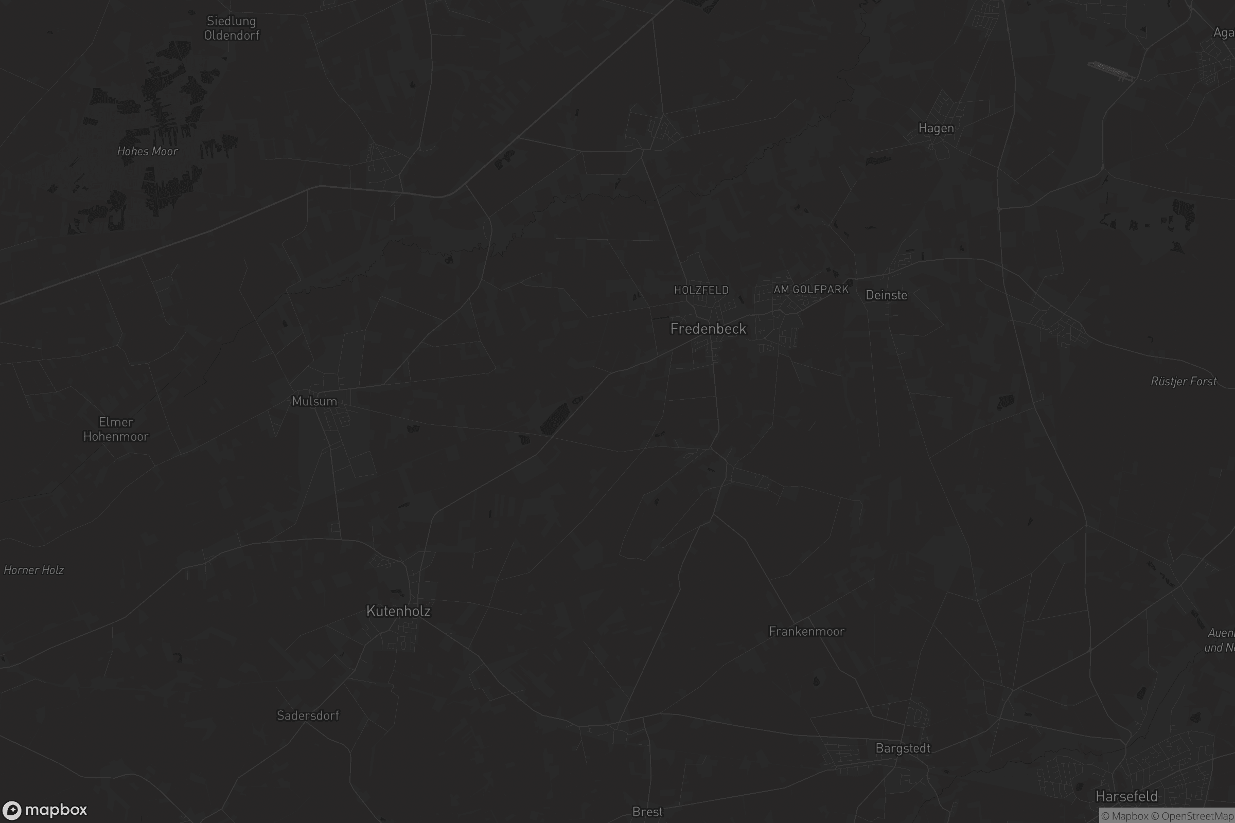 Karte von Samtgemeinde Fredenbeck