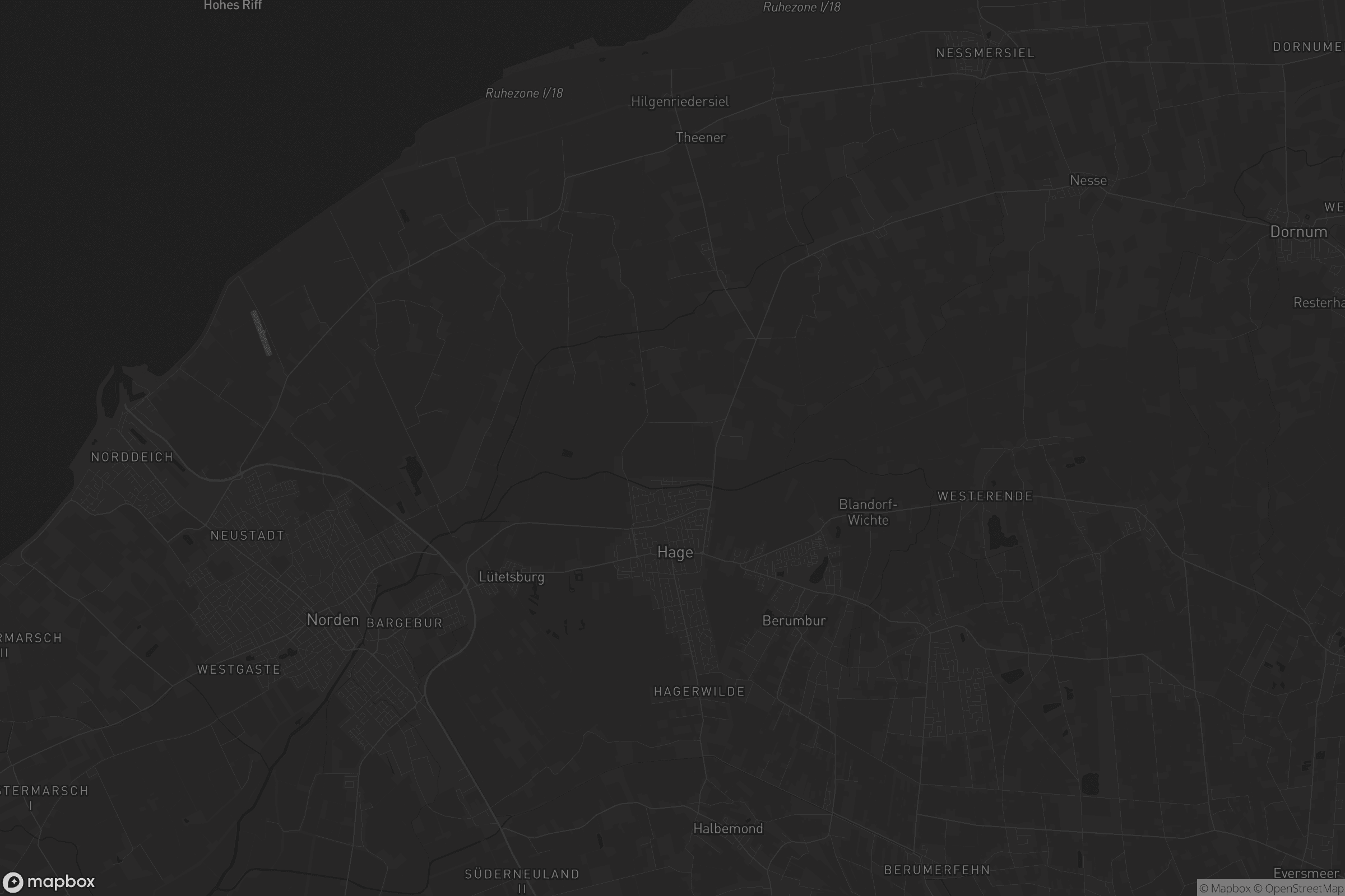 Karte von Samtgemeinde Hage