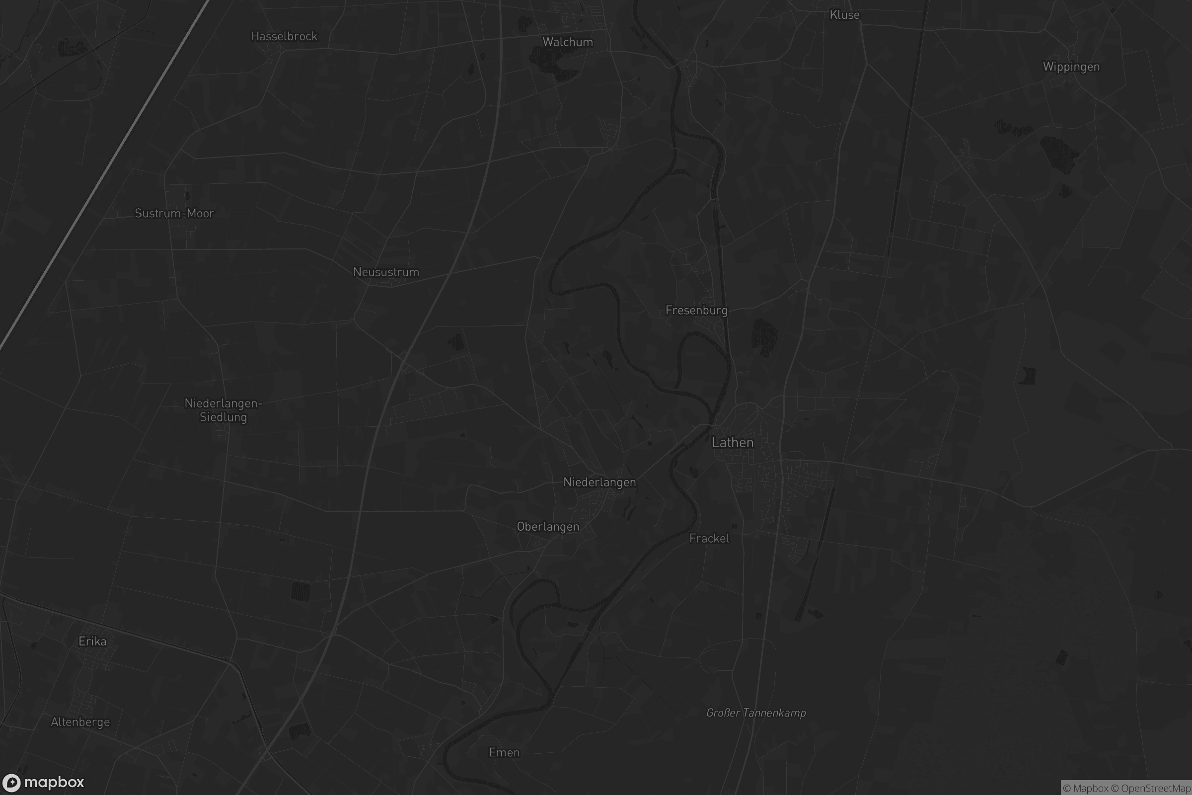 Karte von Samtgemeinde Lathen