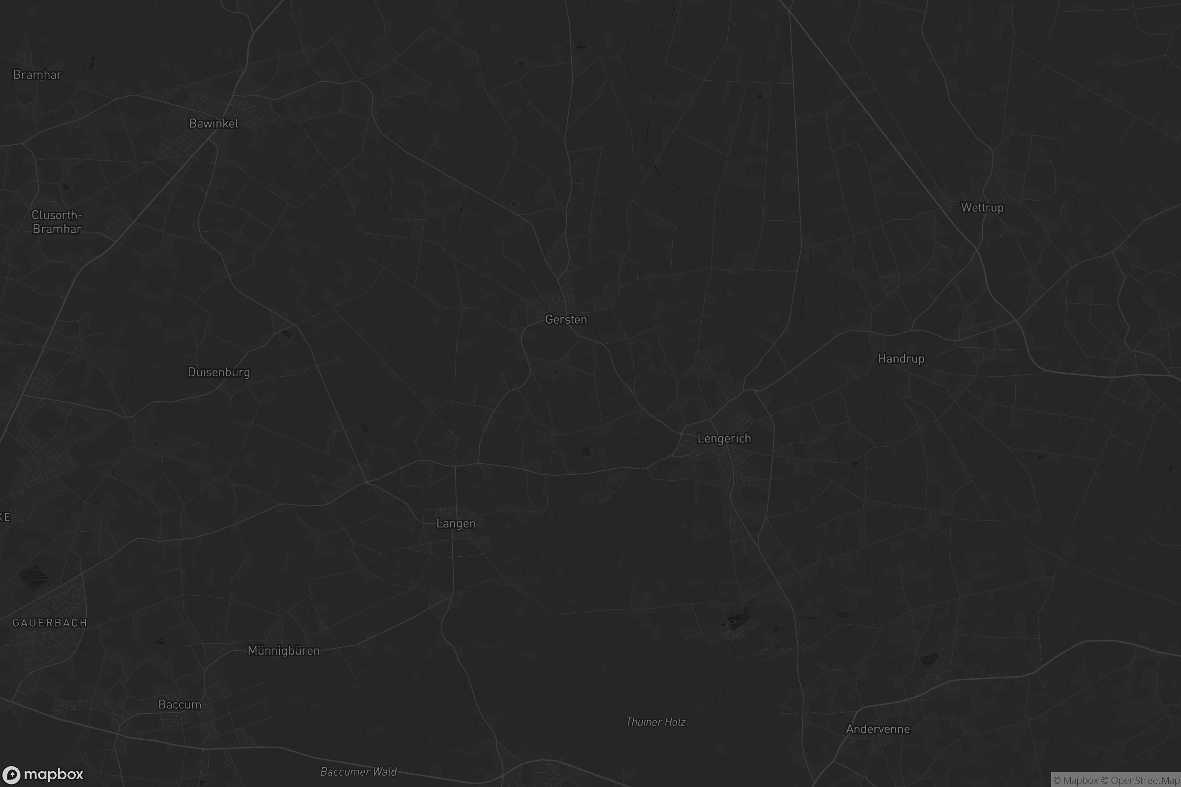 Karte von Samtgemeinde Lengerich